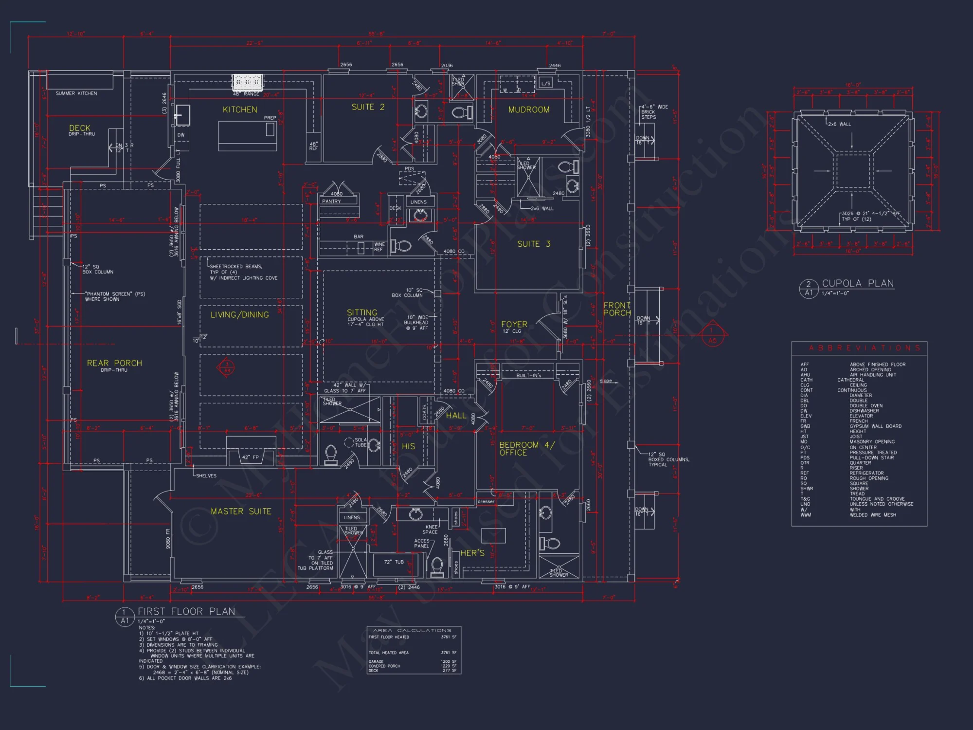 Modern house Plan with Detailed CAD Designs and Floor Blueprint