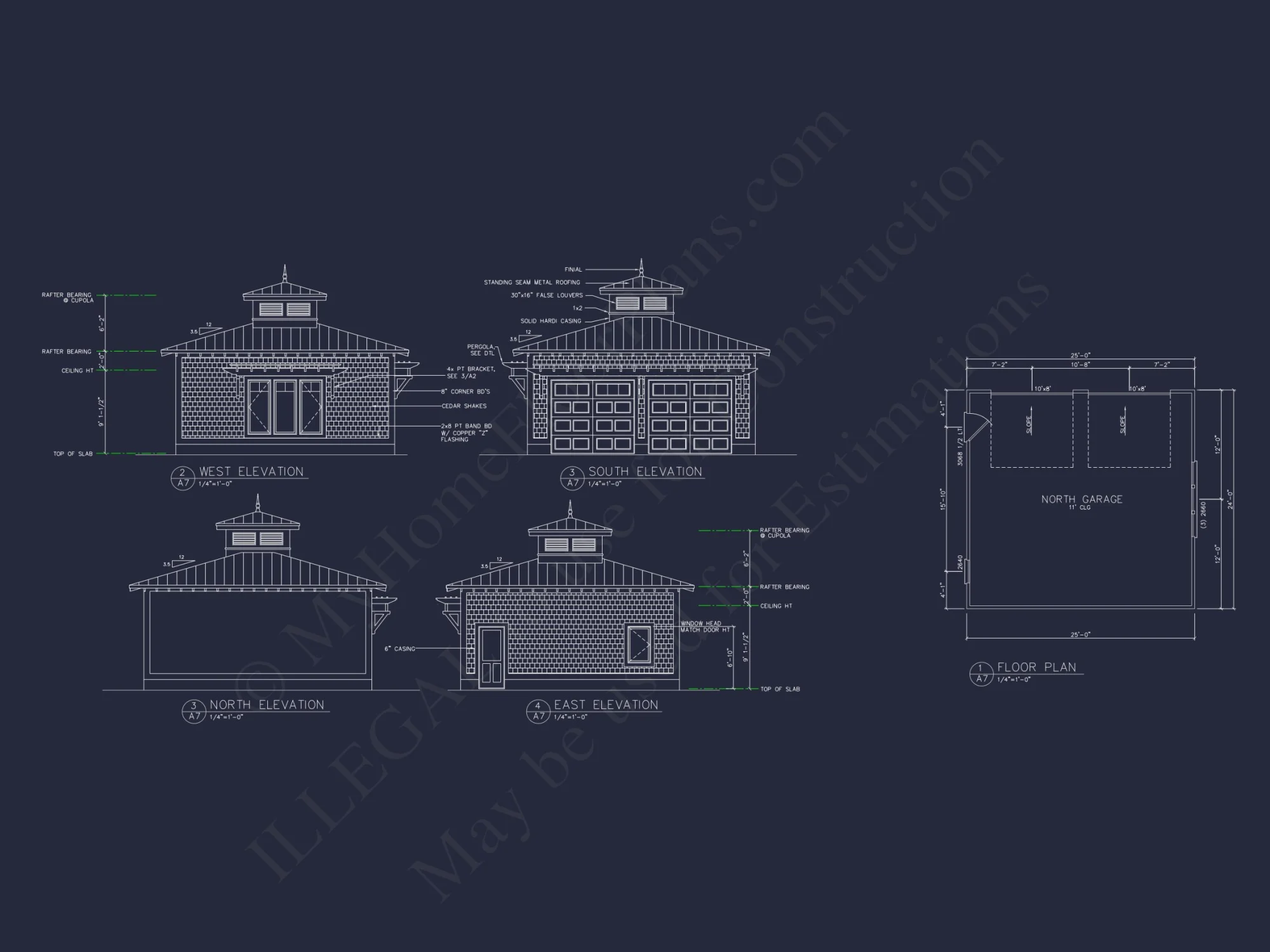 Modern house Plan with Detailed CAD Designs and Floor Blueprint