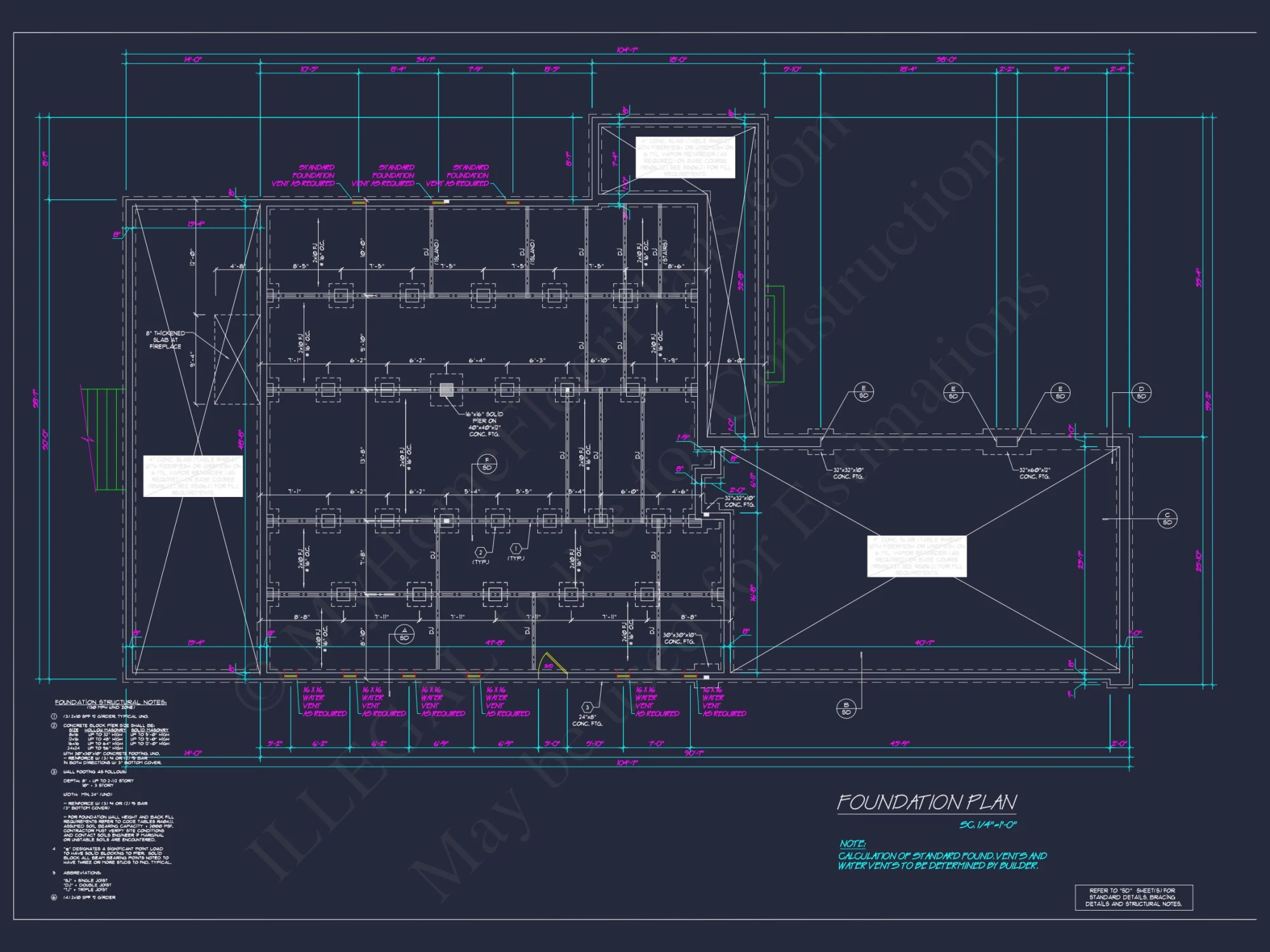 Custom house Plan with 4 Beds, 4.5 Baths & Detailed CAD Designs