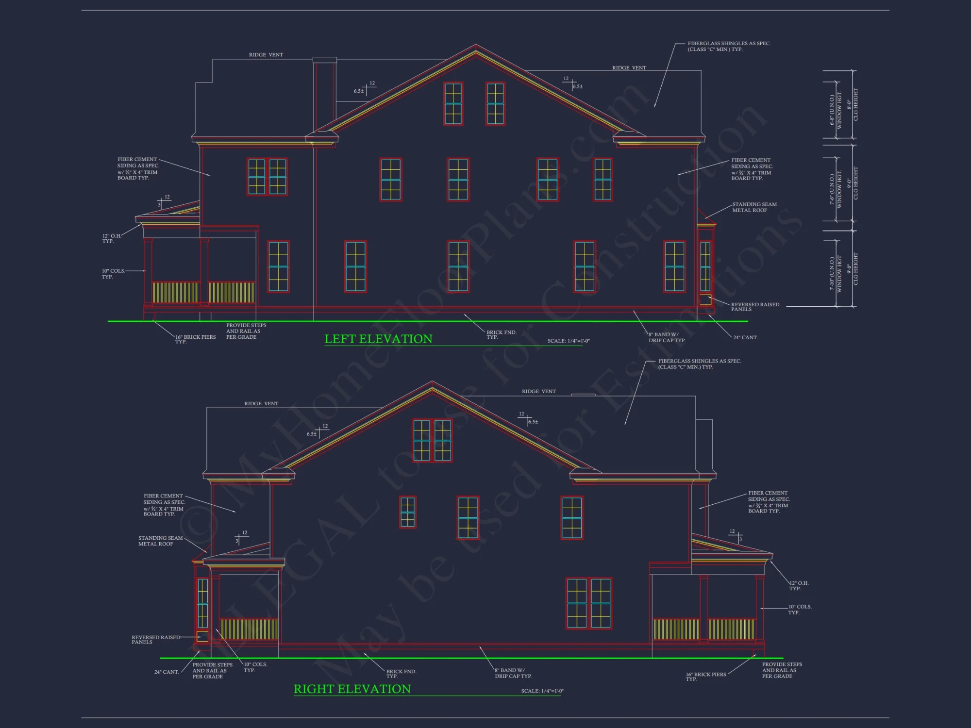Colonial Farmhouse house Plan - 5 Bed, 4 Bath Floor Blueprint