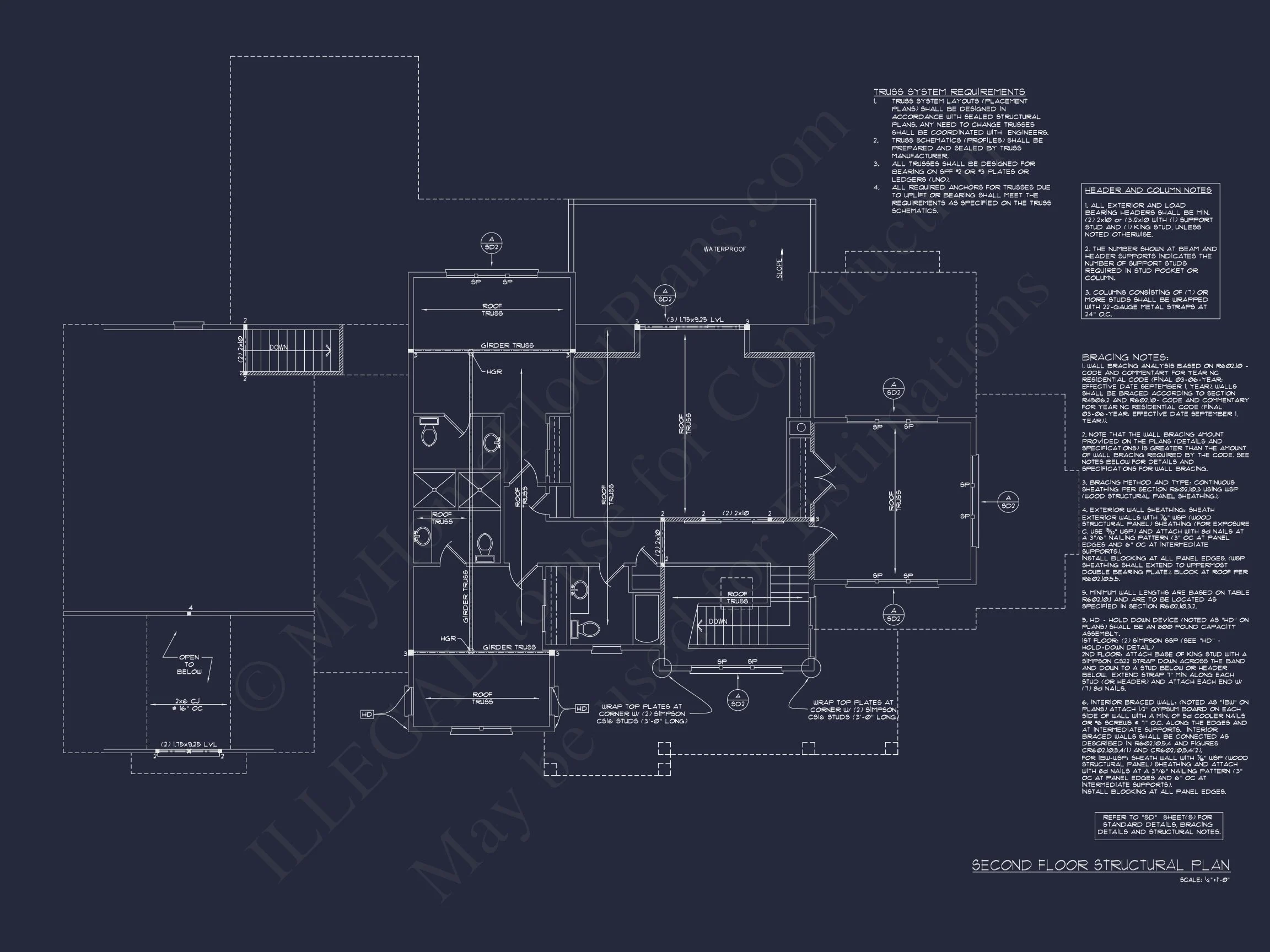 Elegant house Plan with 2-Story Floor Plan and Coastal Designs