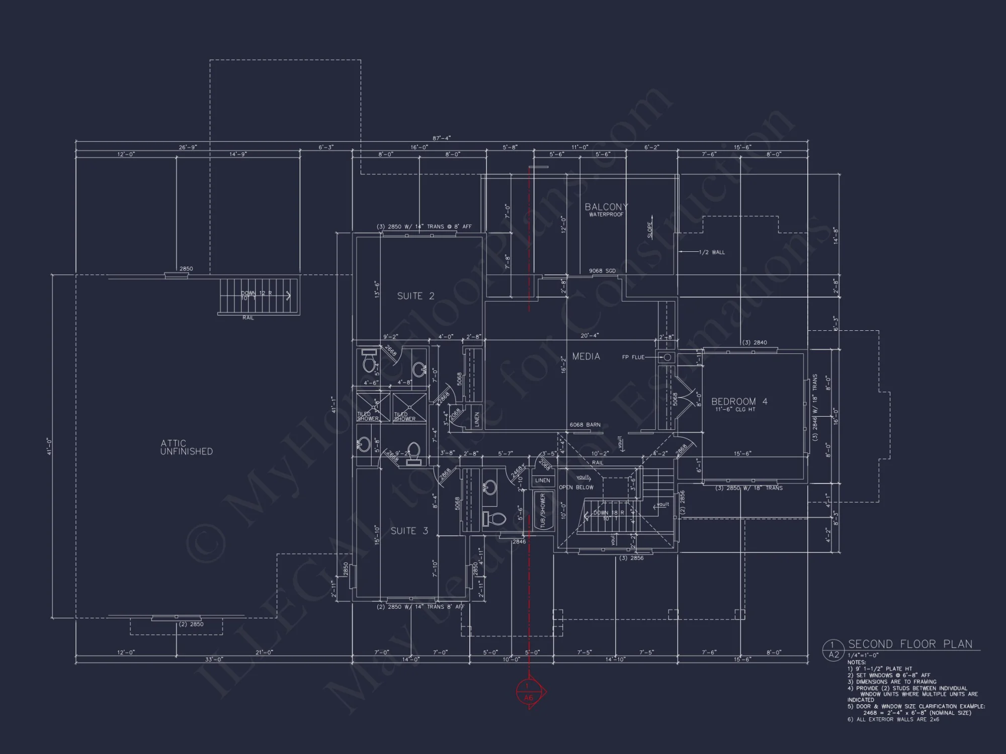 Elegant house Plan with 2-Story Floor Plan and Coastal Designs