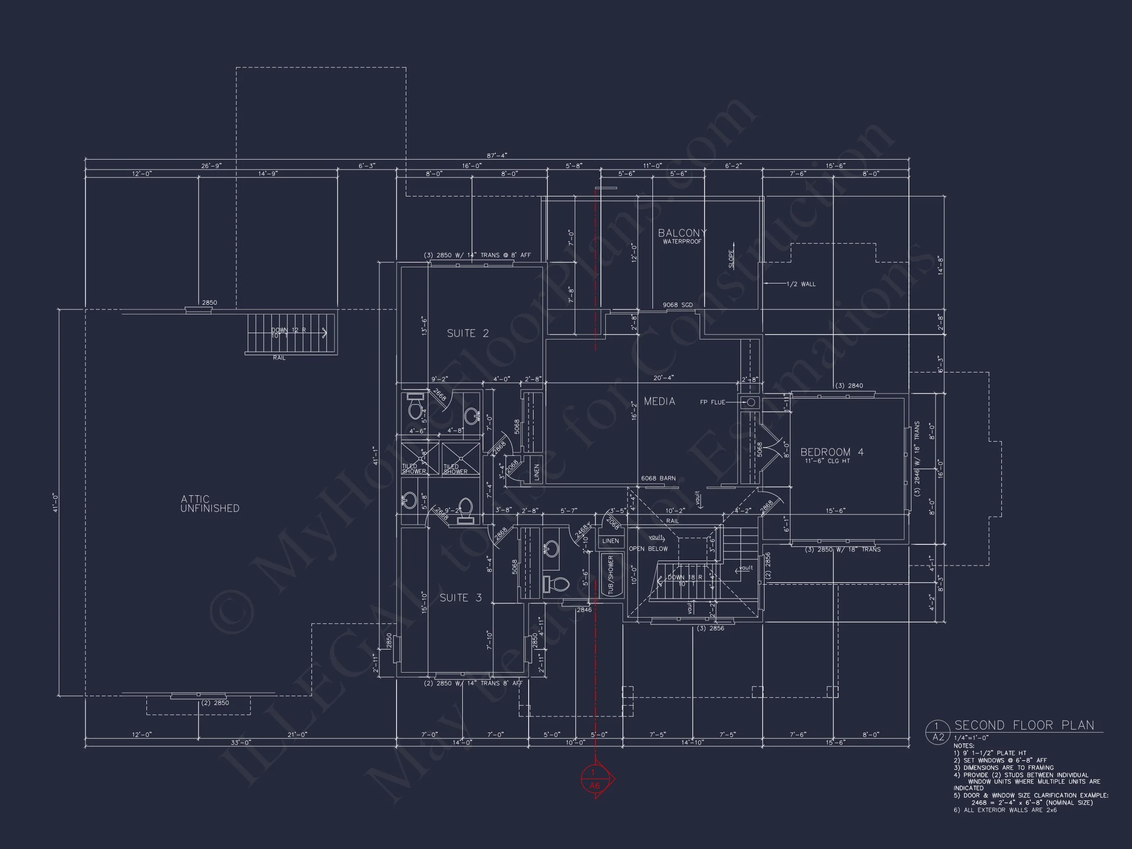 Elegant house Plan with 2-Story Floor Plan and Coastal Designs