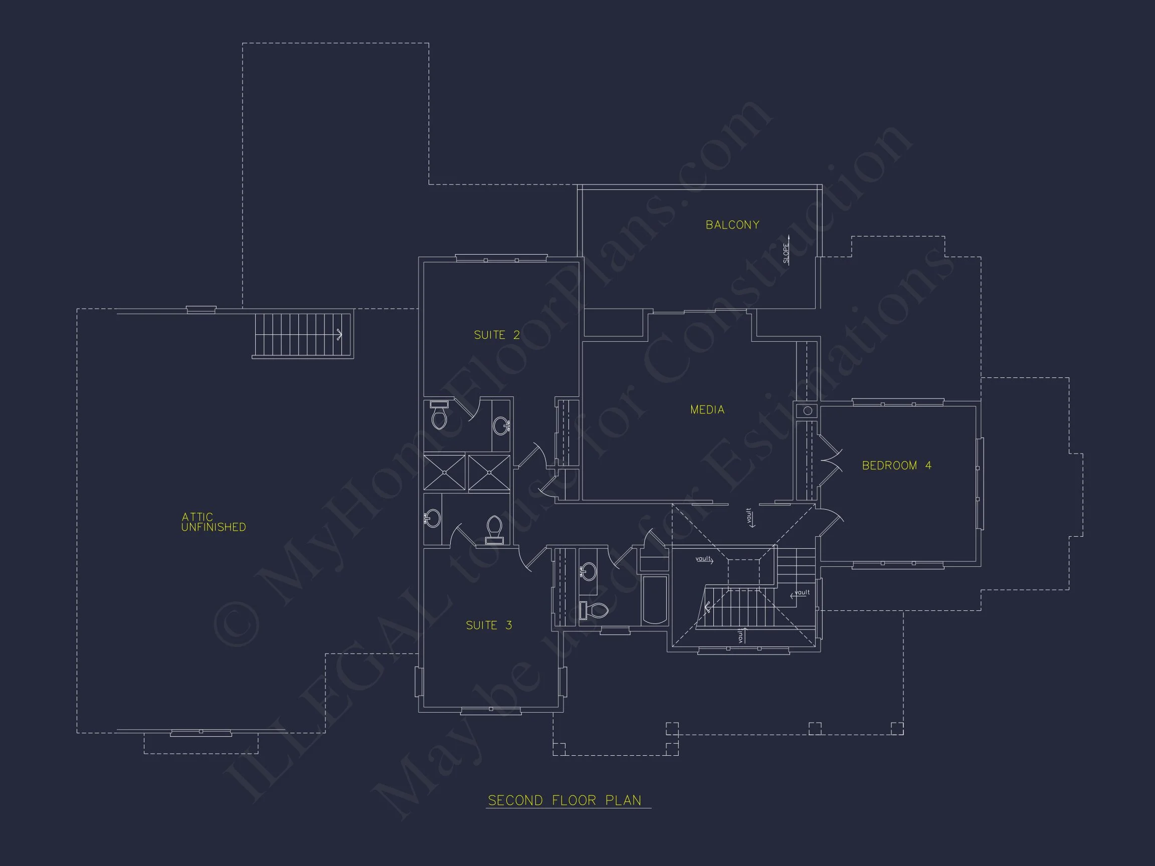 Elegant house Plan with 2-Story Floor Plan and Coastal Designs