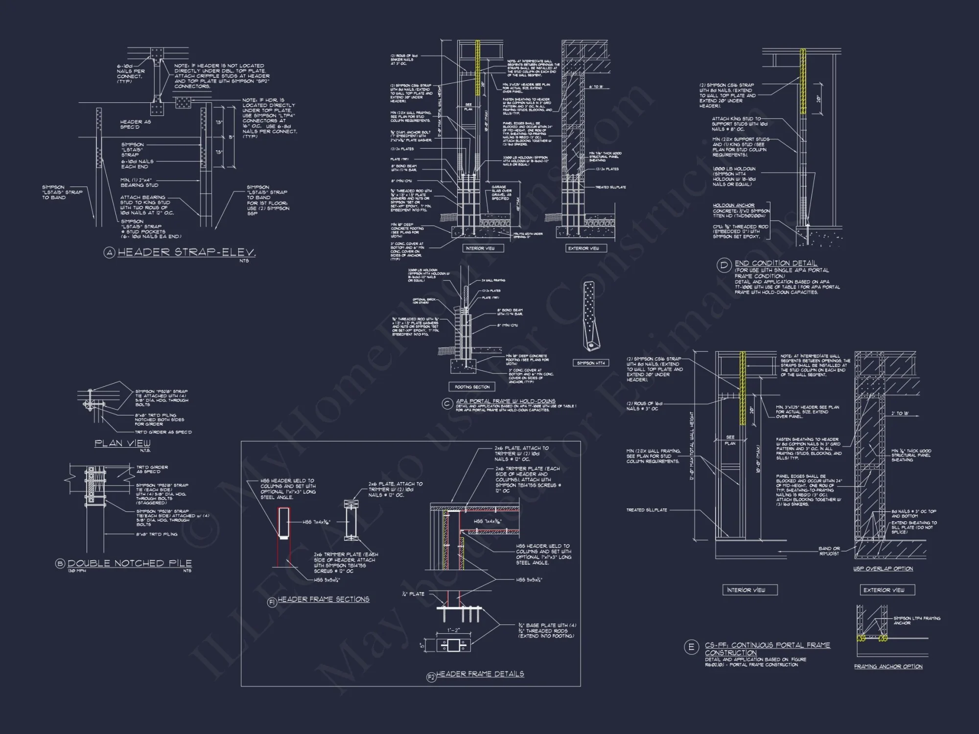 Spacious house Architectural Plan with CAD Designs