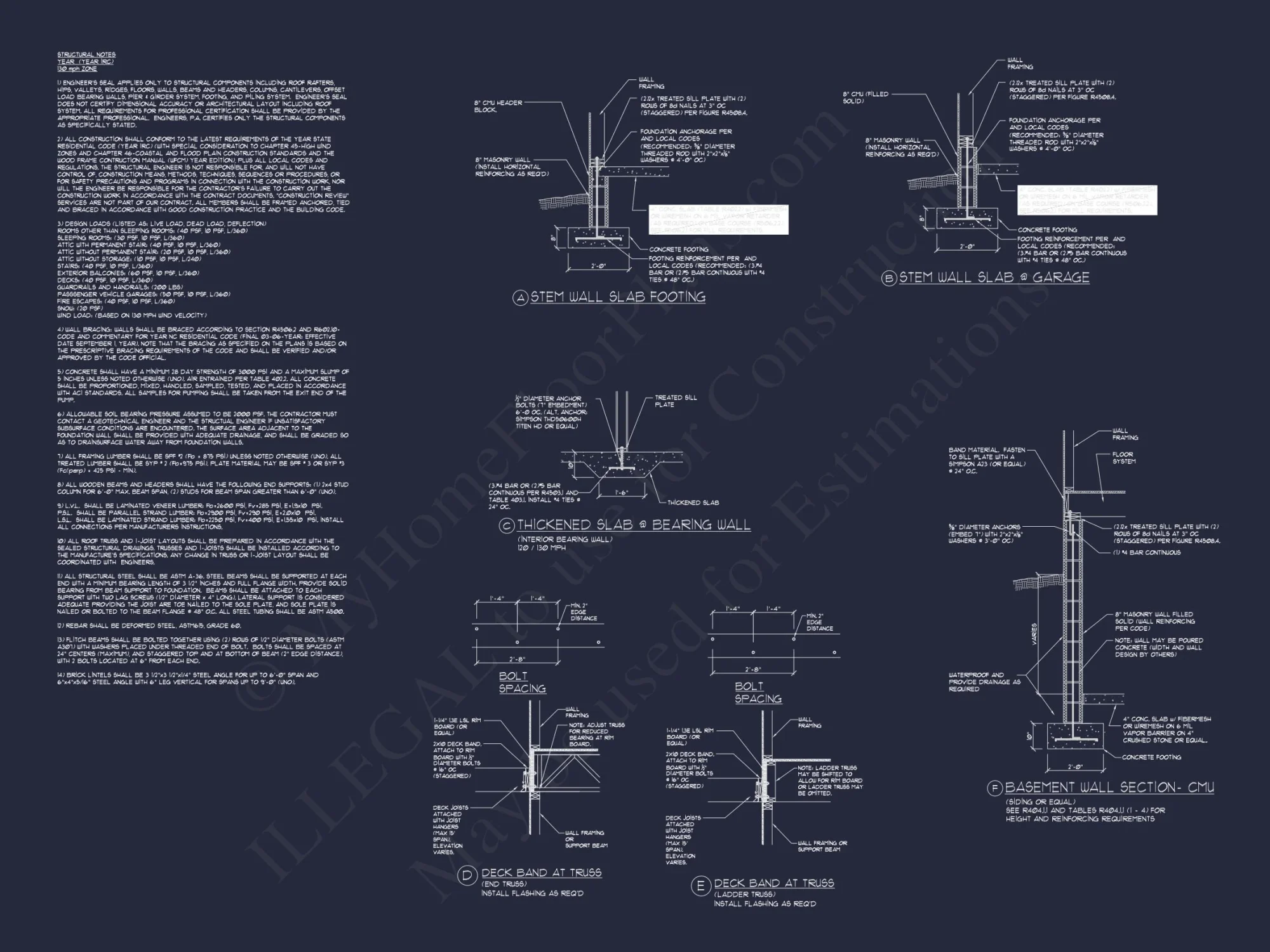 Spacious house Architectural Plan with CAD Designs