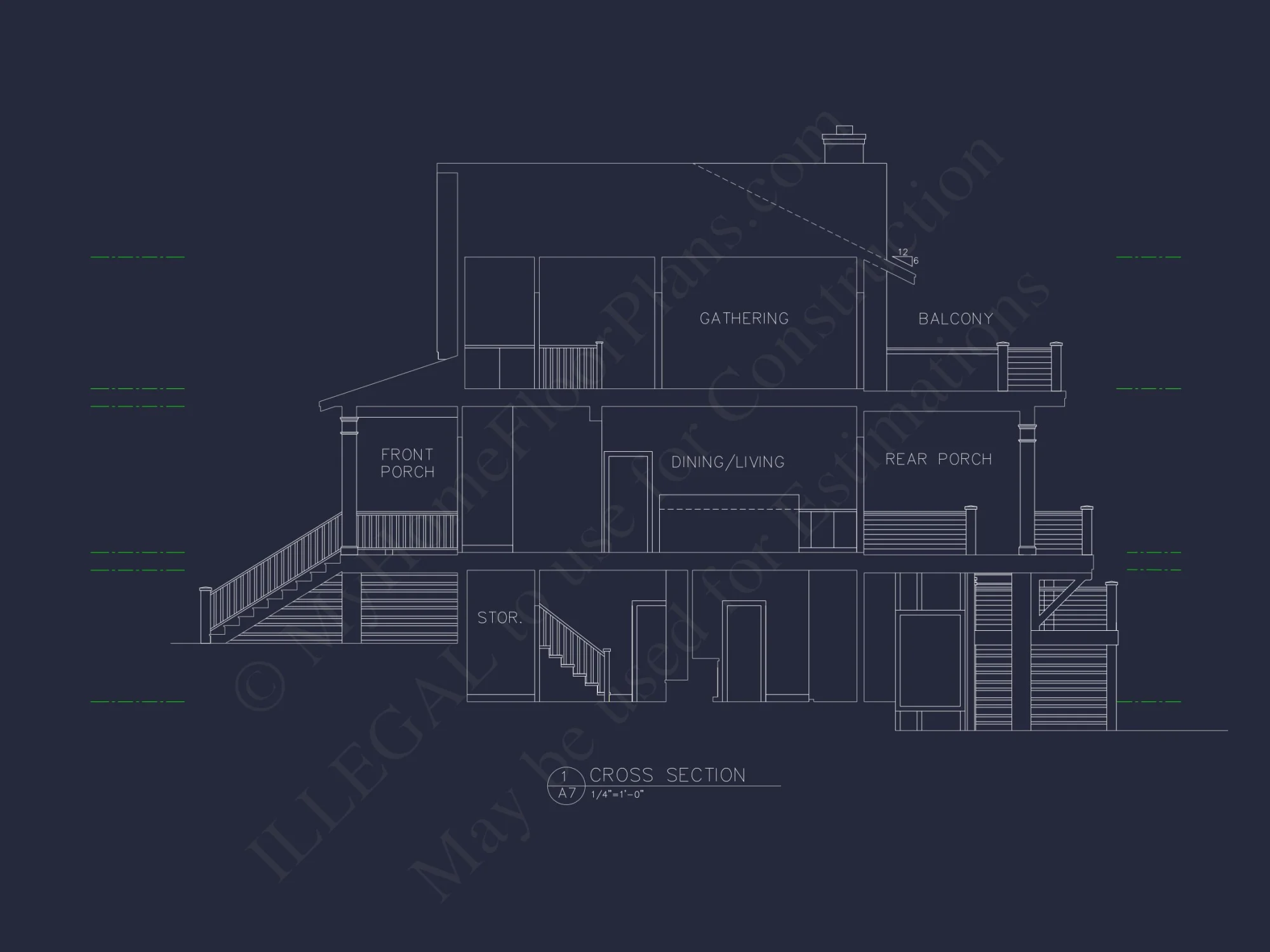 Spacious house Architectural Plan with CAD Designs