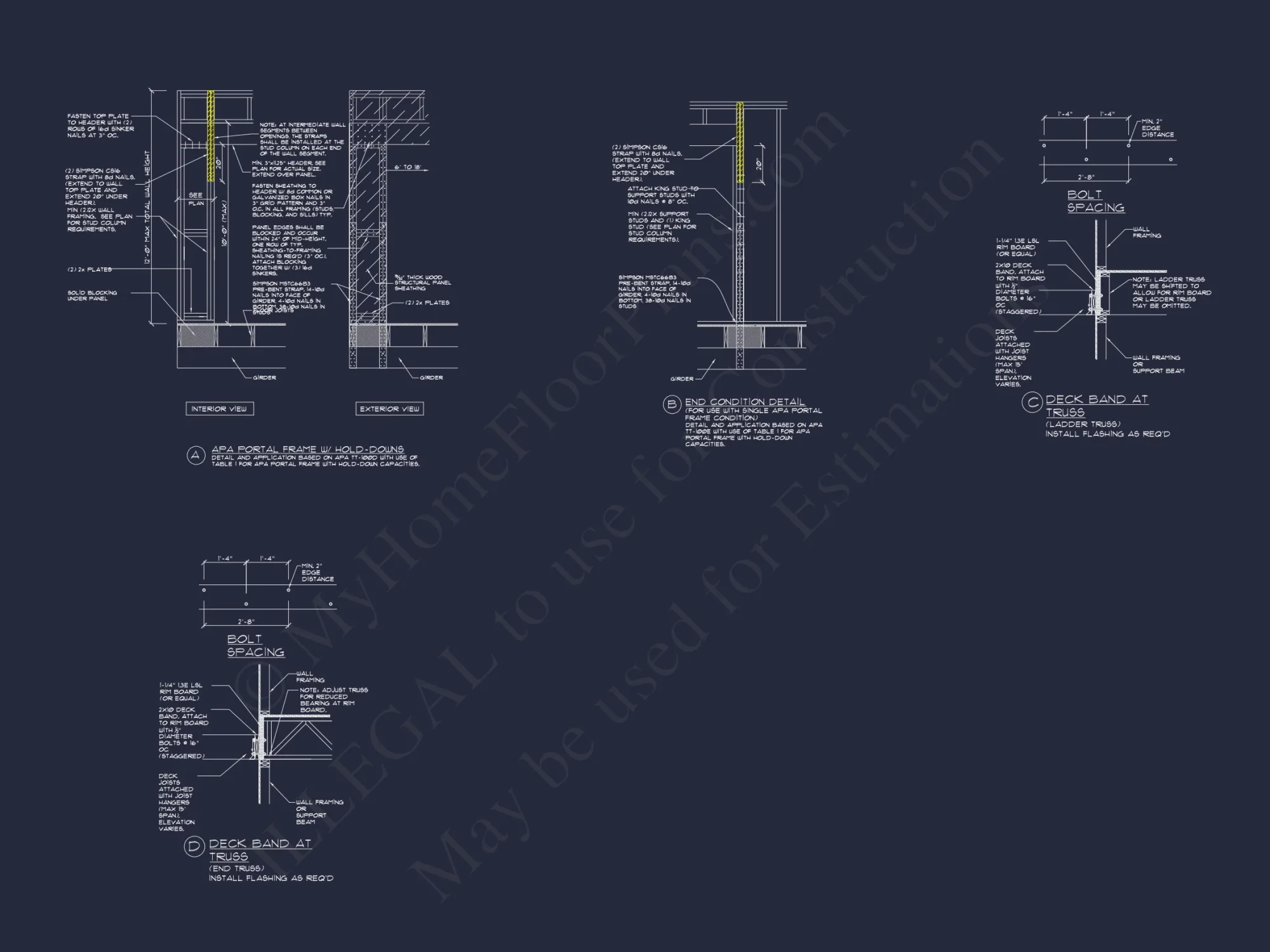 Spacious house Design with 2-Story Floor Plan and Modern Blueprint