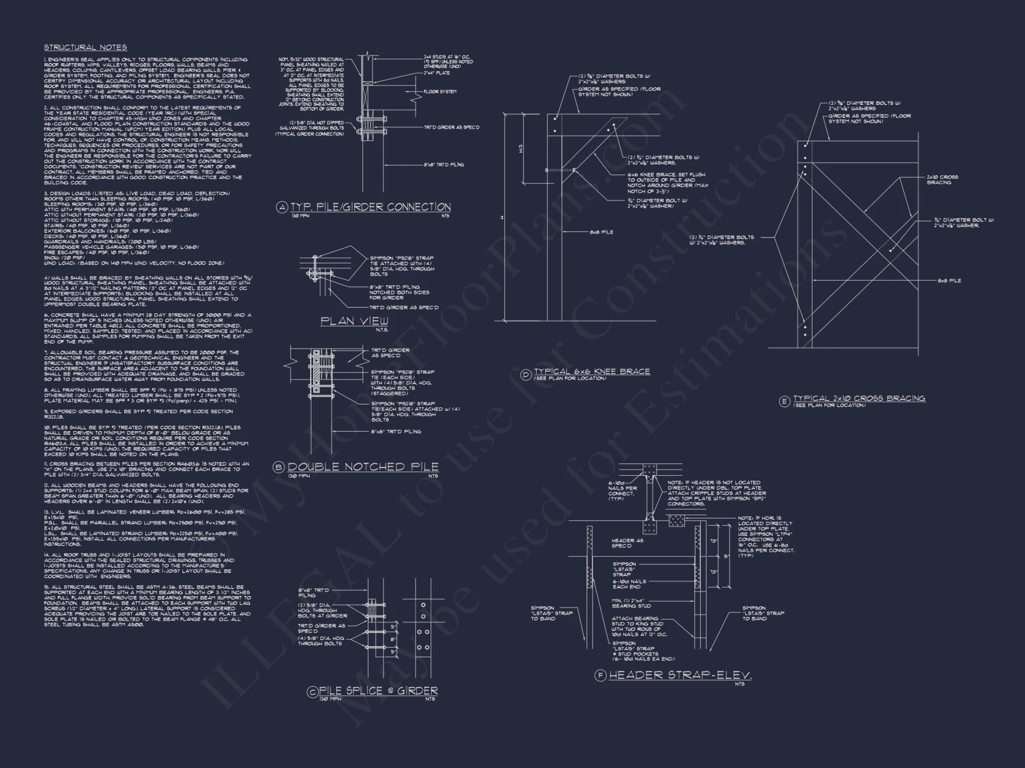 Spacious house Design with 2-Story Floor Plan and Modern Blueprint