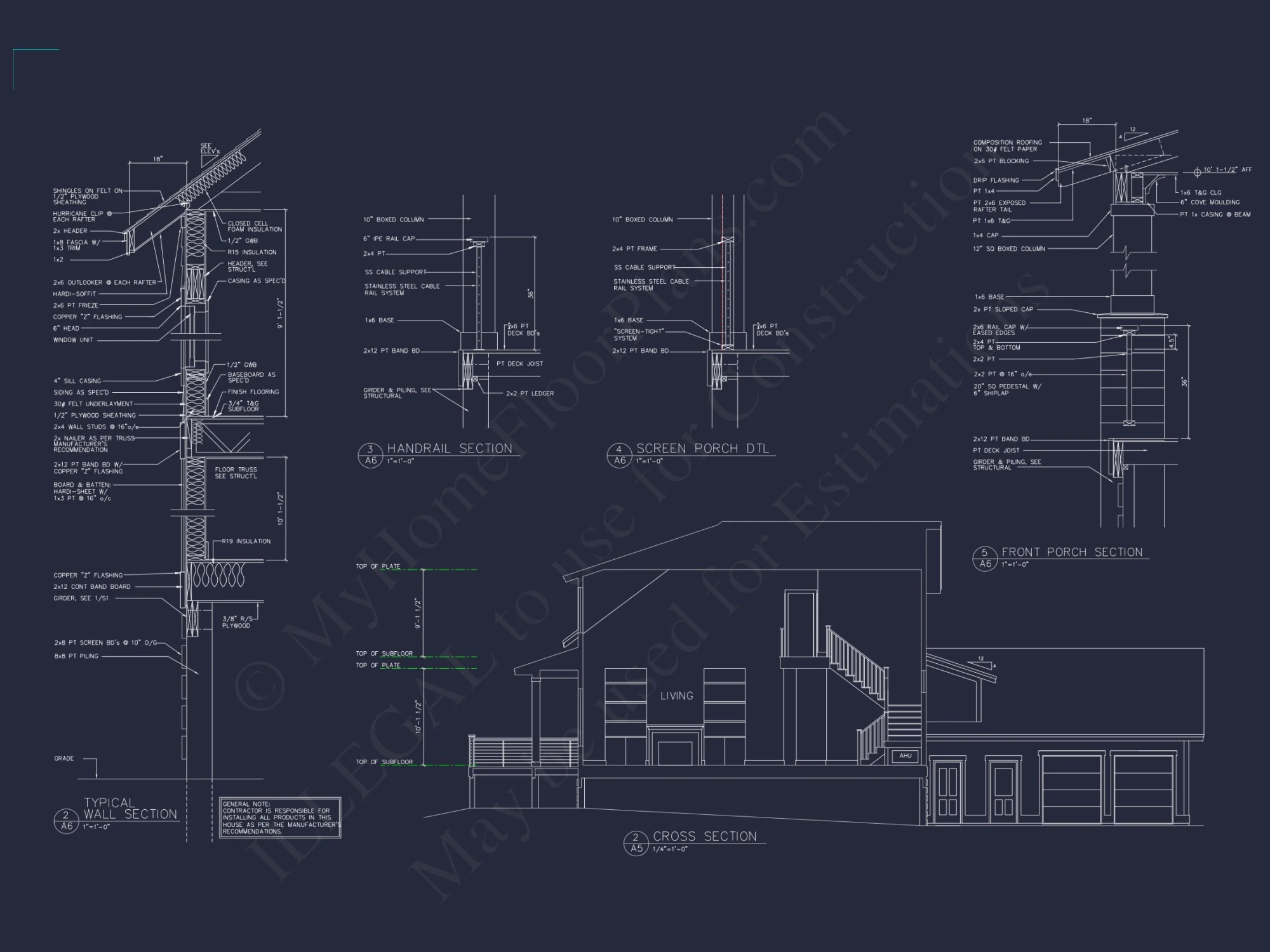 Spacious house Design with 2-Story Floor Plan and Modern Blueprint