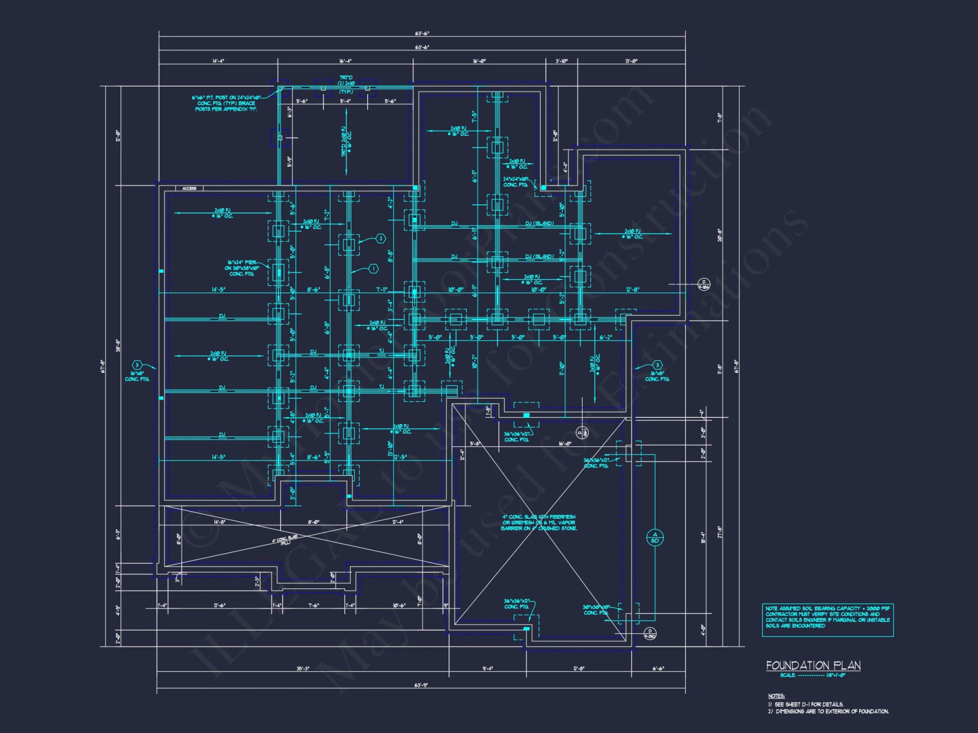 house Architectural CAD Blueprint - Large 4-Bedroom Floor Plan