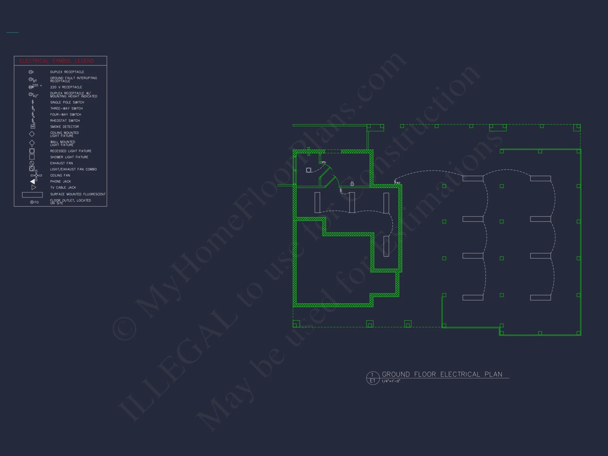 4-Bedroom Coastal house Plan with 2 Floors and Open Design