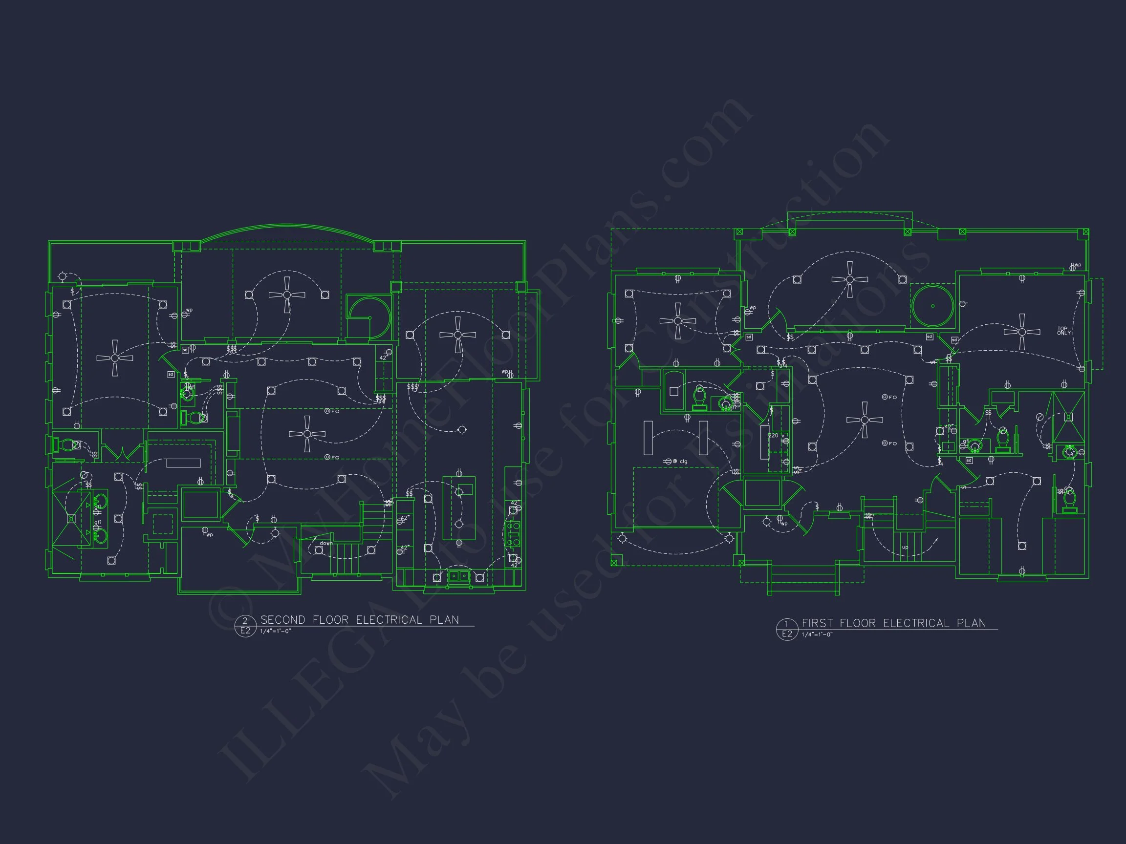 15-1734 HOUSE PLAN - 4-Bedroom Coastal House Plan with 2 Floors and Open Design 11 4-Bedroom Coastal house Plan with 2 Floors and Open Design