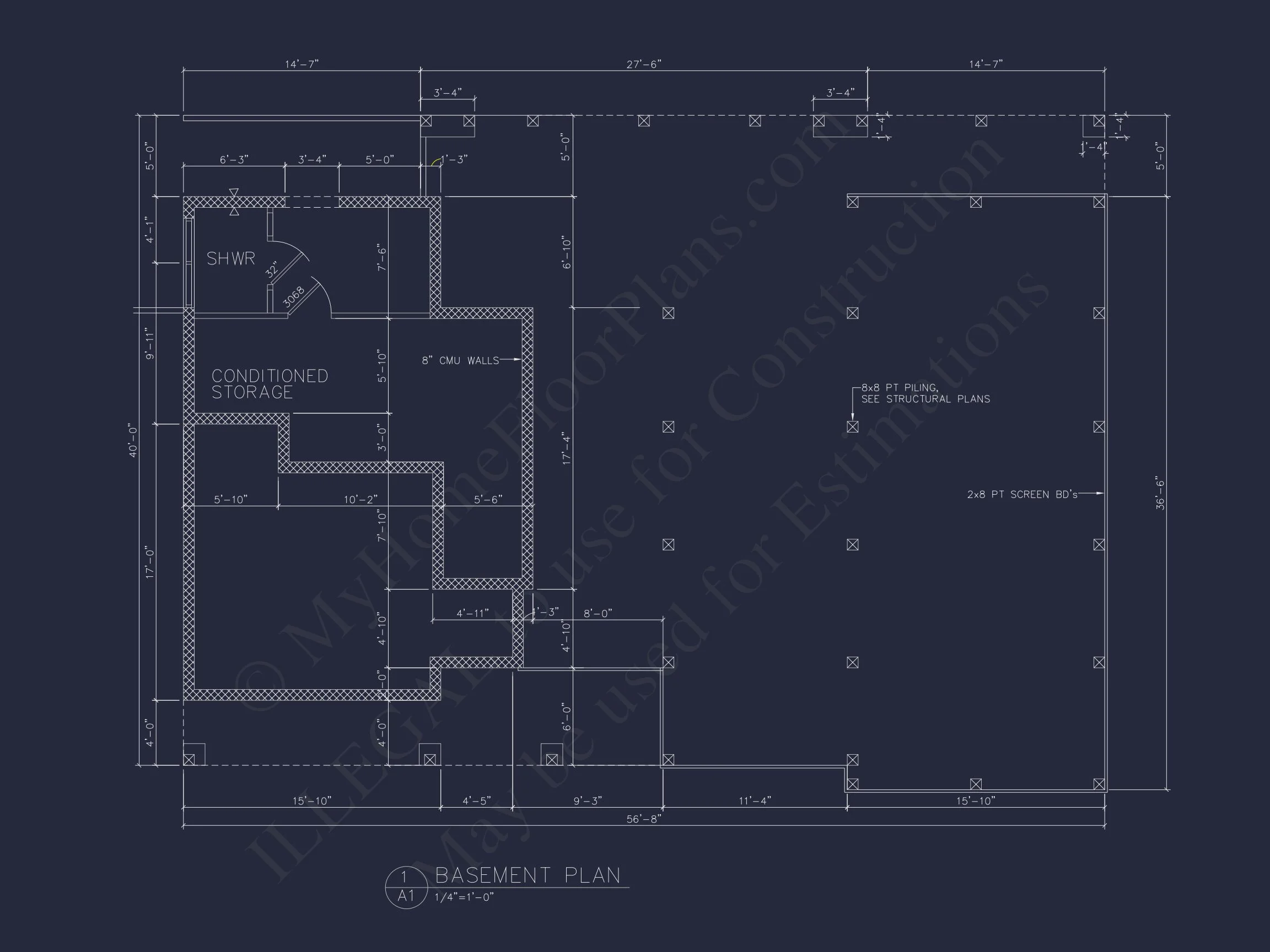 15-1734 HOUSE PLAN - 4-Bedroom Coastal House Plan with 2 Floors and Open Design 10 4-Bedroom Coastal house Plan with 2 Floors and Open Design