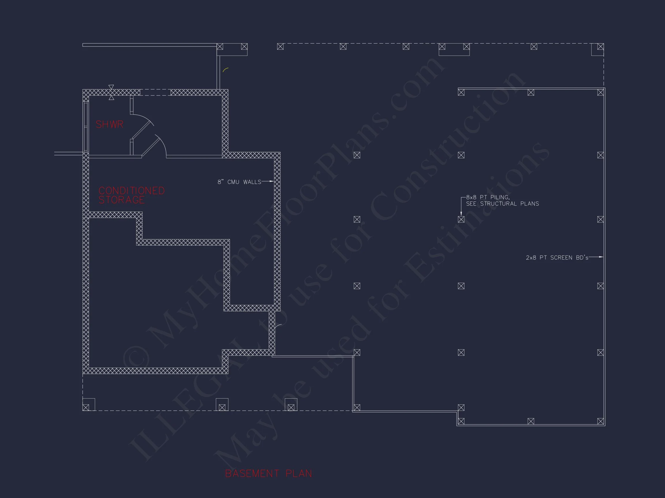 15-1734 HOUSE PLAN - 4-Bedroom Coastal House Plan with 2 Floors and Open Design 4 4-Bedroom Coastal house Plan with 2 Floors and Open Design