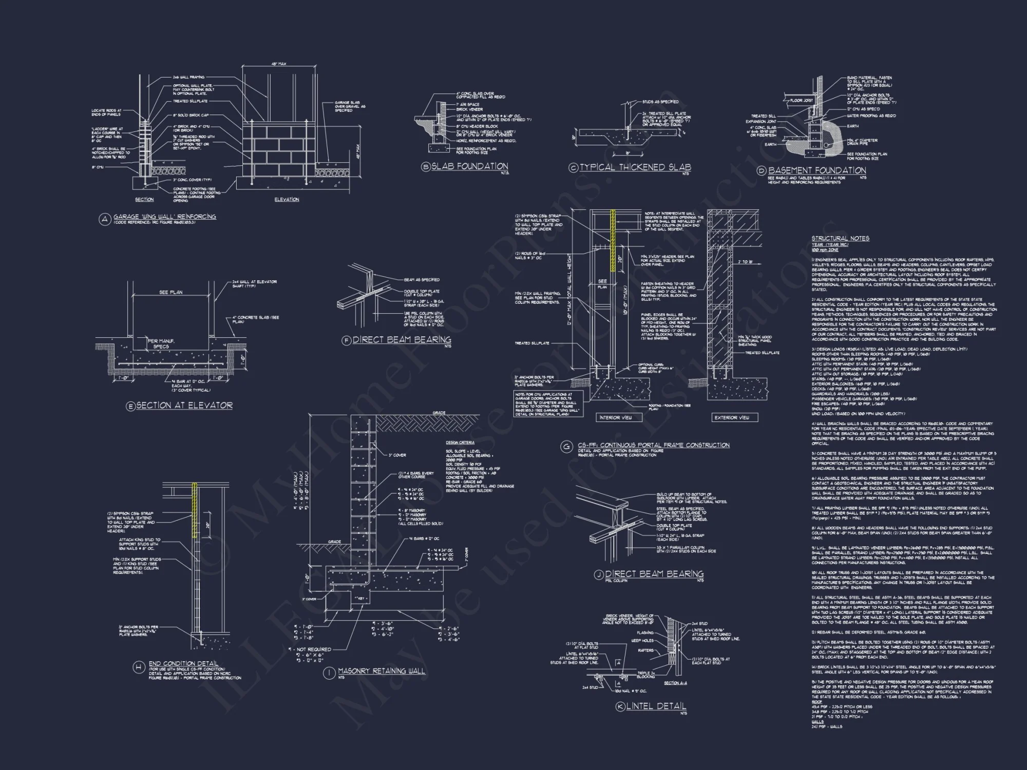 Traditional house Plan: CAD Floor Plan with 3 Stories