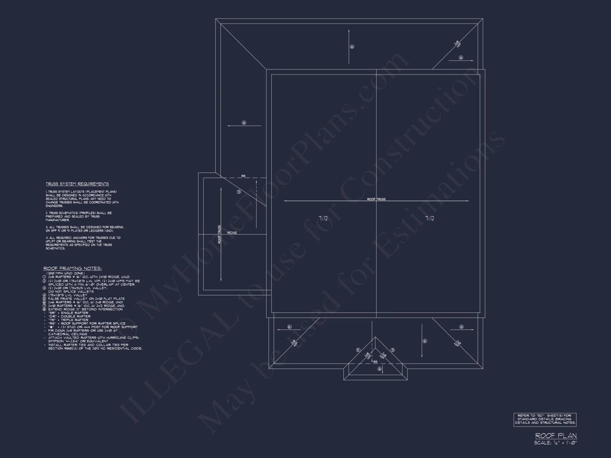 Traditional house Plan: CAD Floor Plan with 3 Stories