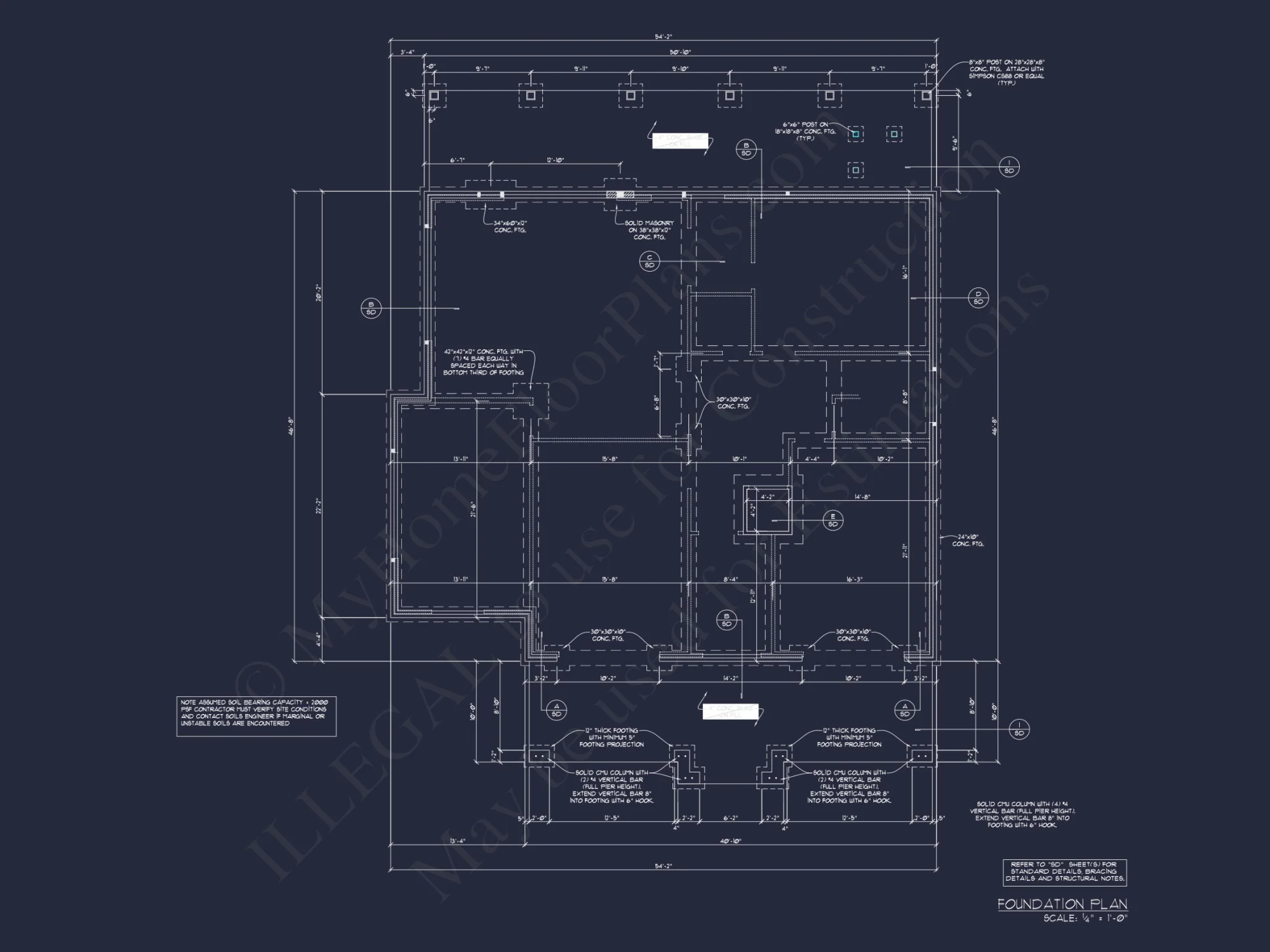 Traditional house Plan: CAD Floor Plan with 3 Stories