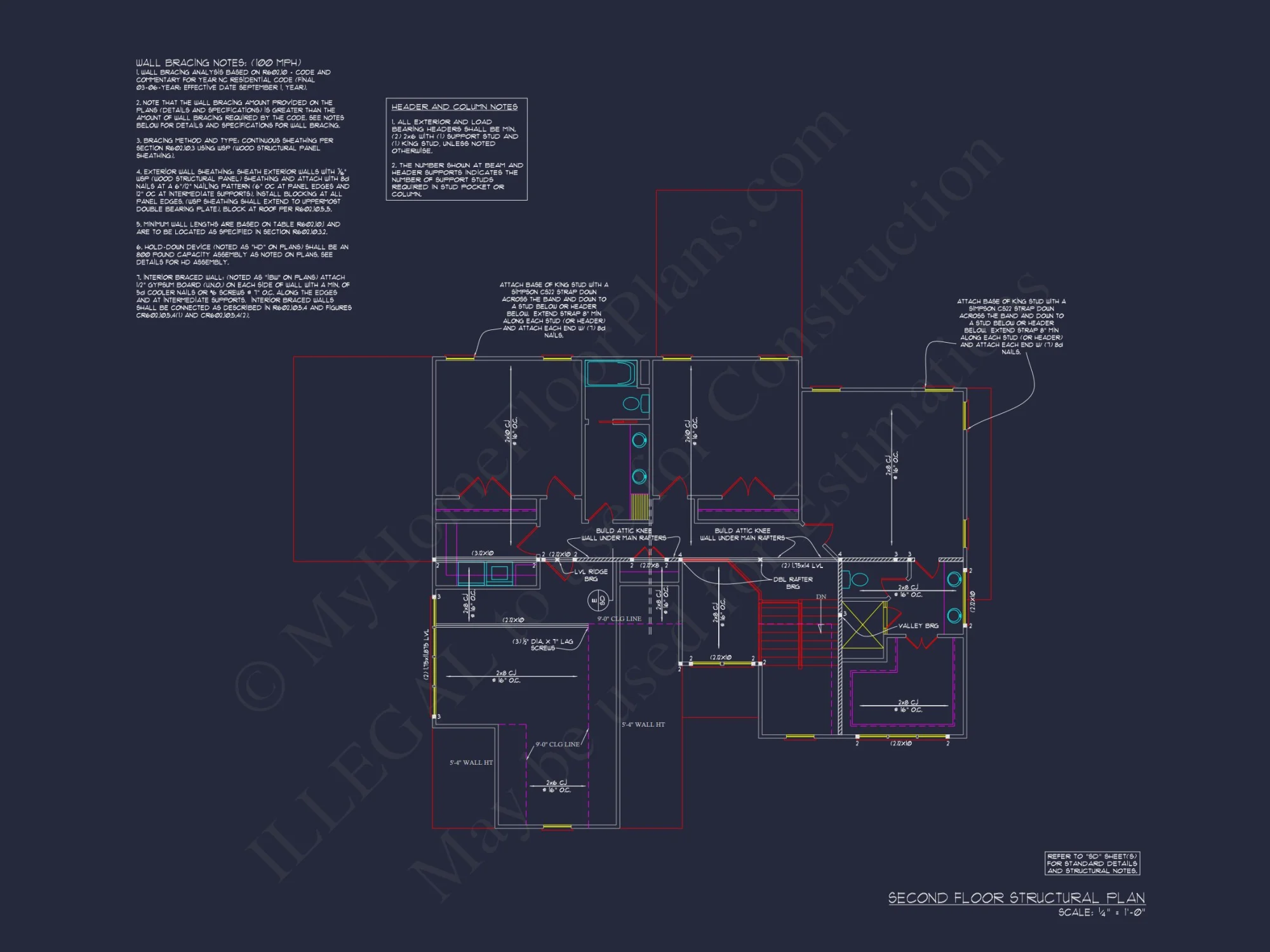 Spacious Traditional Craftsman house Plan with Detailed CAD Blueprint