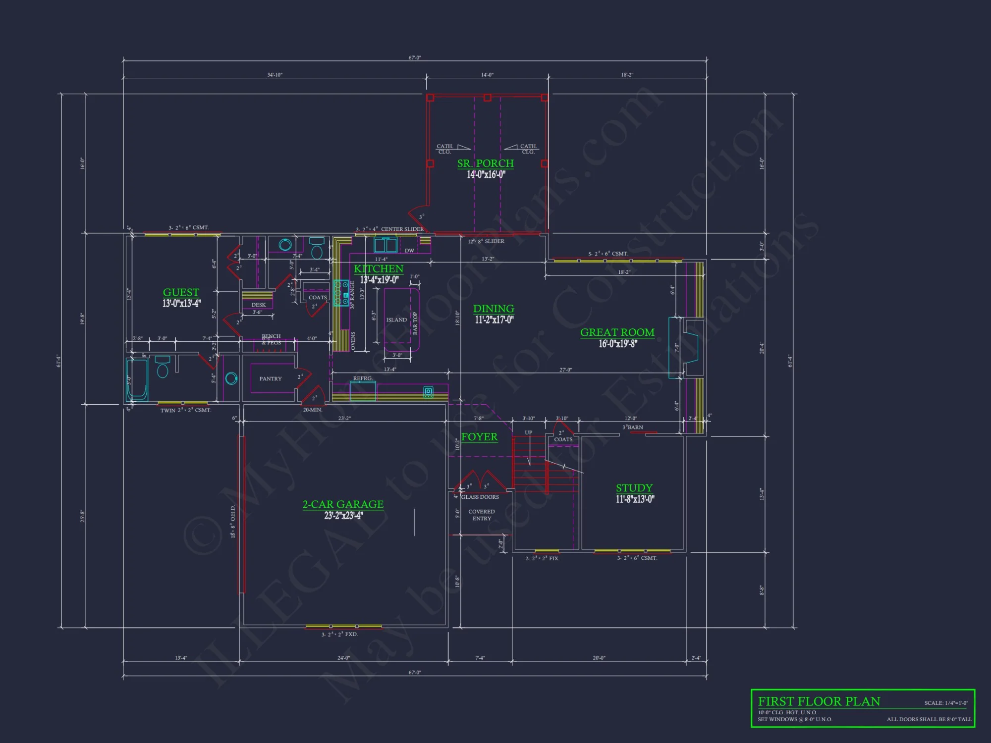 Spacious Traditional Craftsman house Plan with Detailed CAD Blueprint