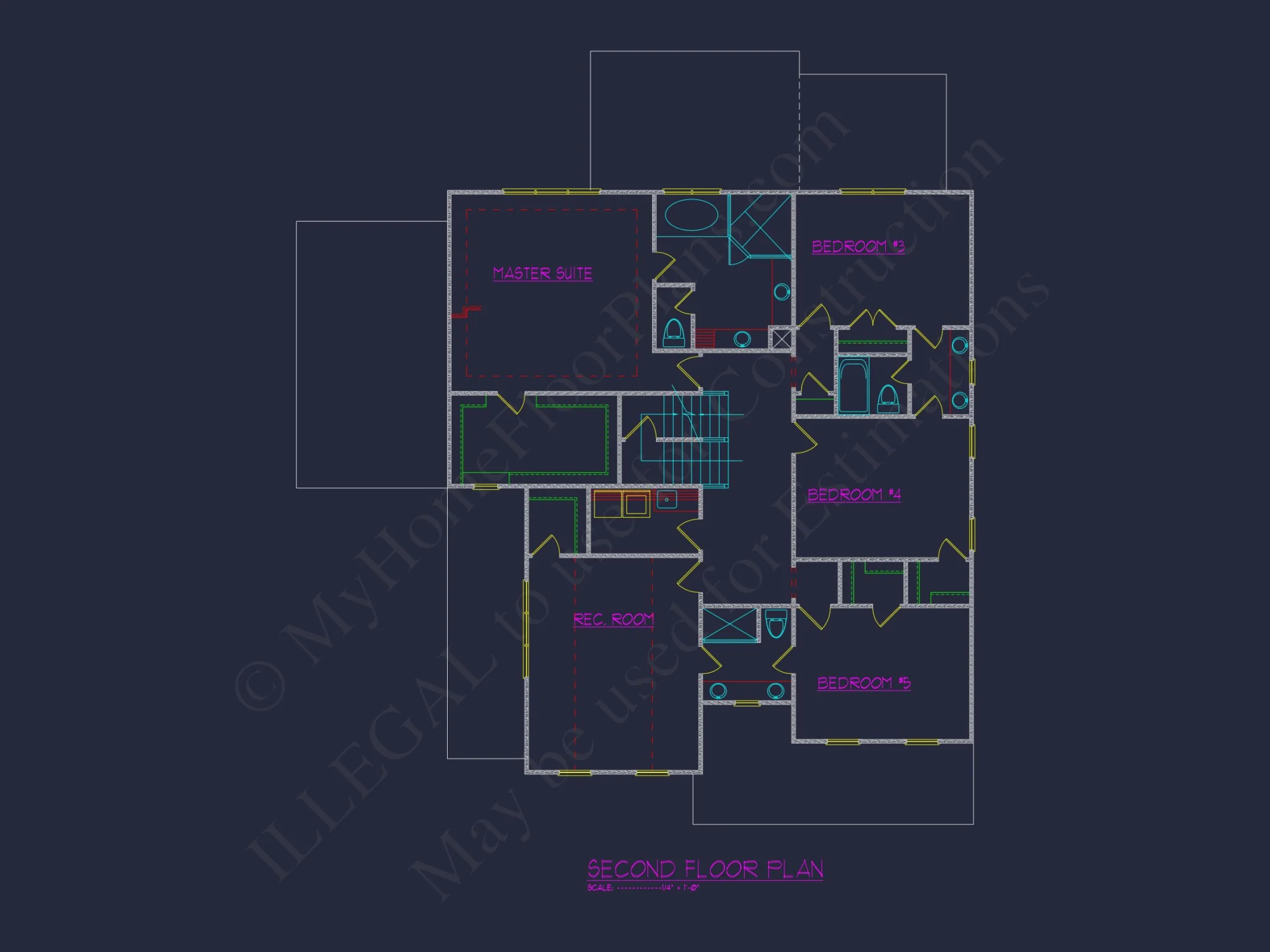 Elegant house Floor Plan with CAD Designs and Architecture