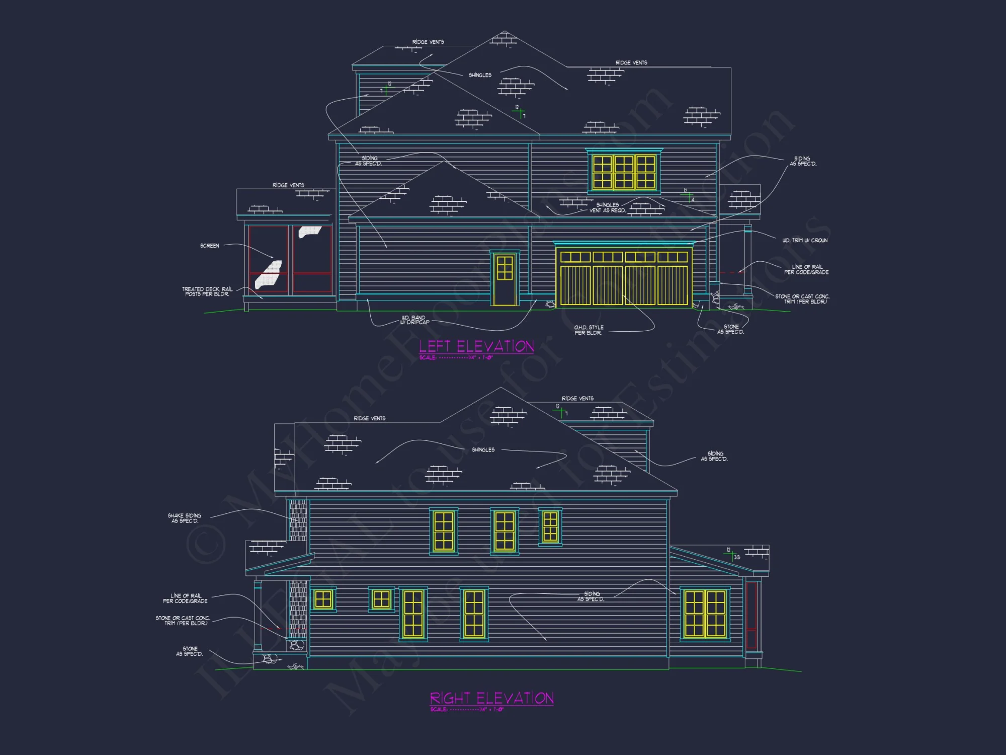 Elegant house Floor Plan with CAD Designs and Architecture