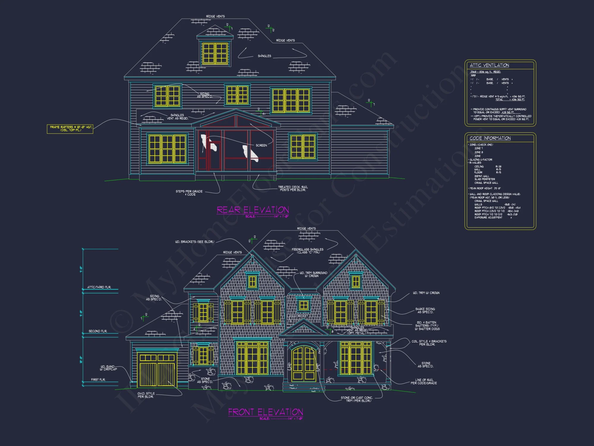 Elegant house Floor Plan with CAD Designs and Architecture