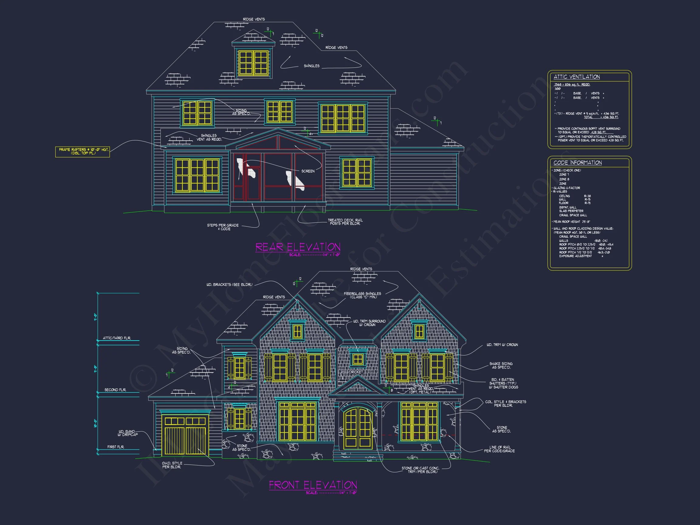 Elegant house Floor Plan with CAD Designs and Architecture