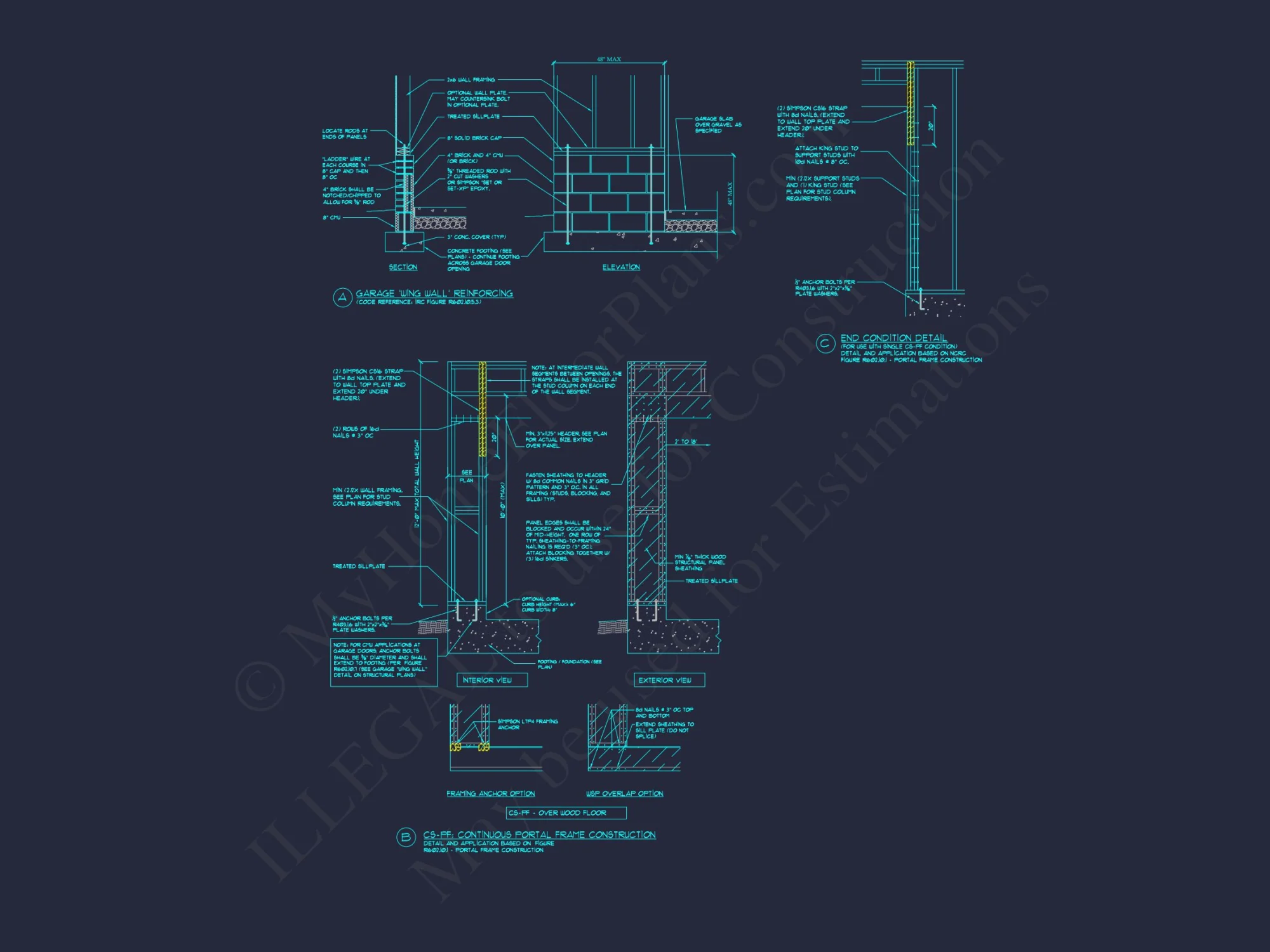 Craftsman house Plan with 5 Bedrooms