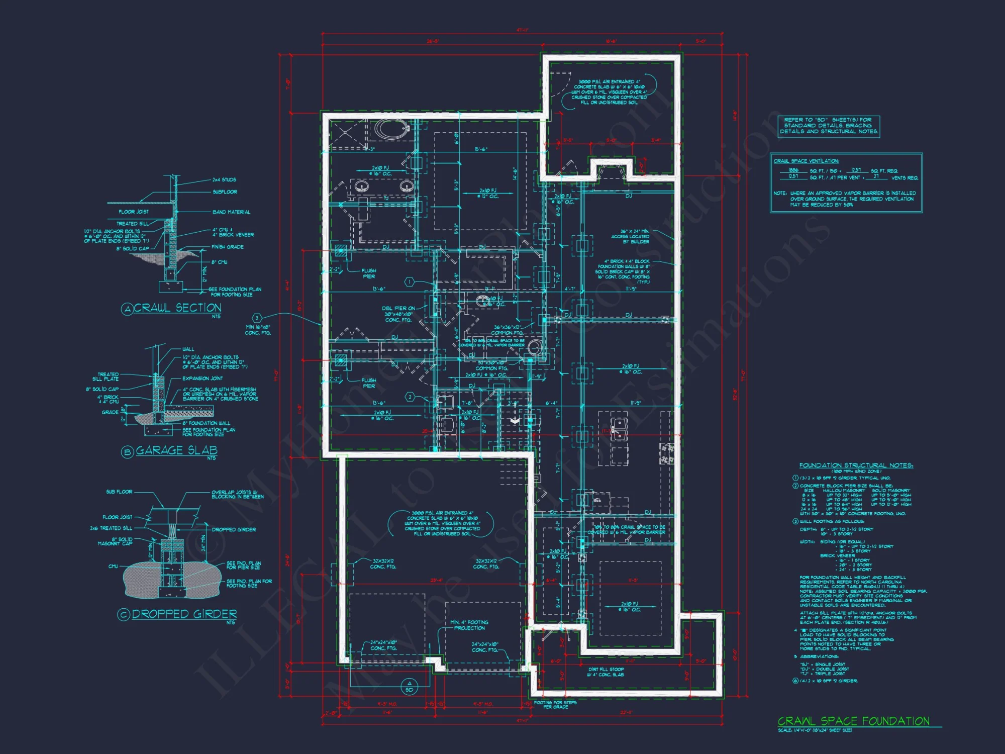 Craftsman house Plan with 5 Bedrooms