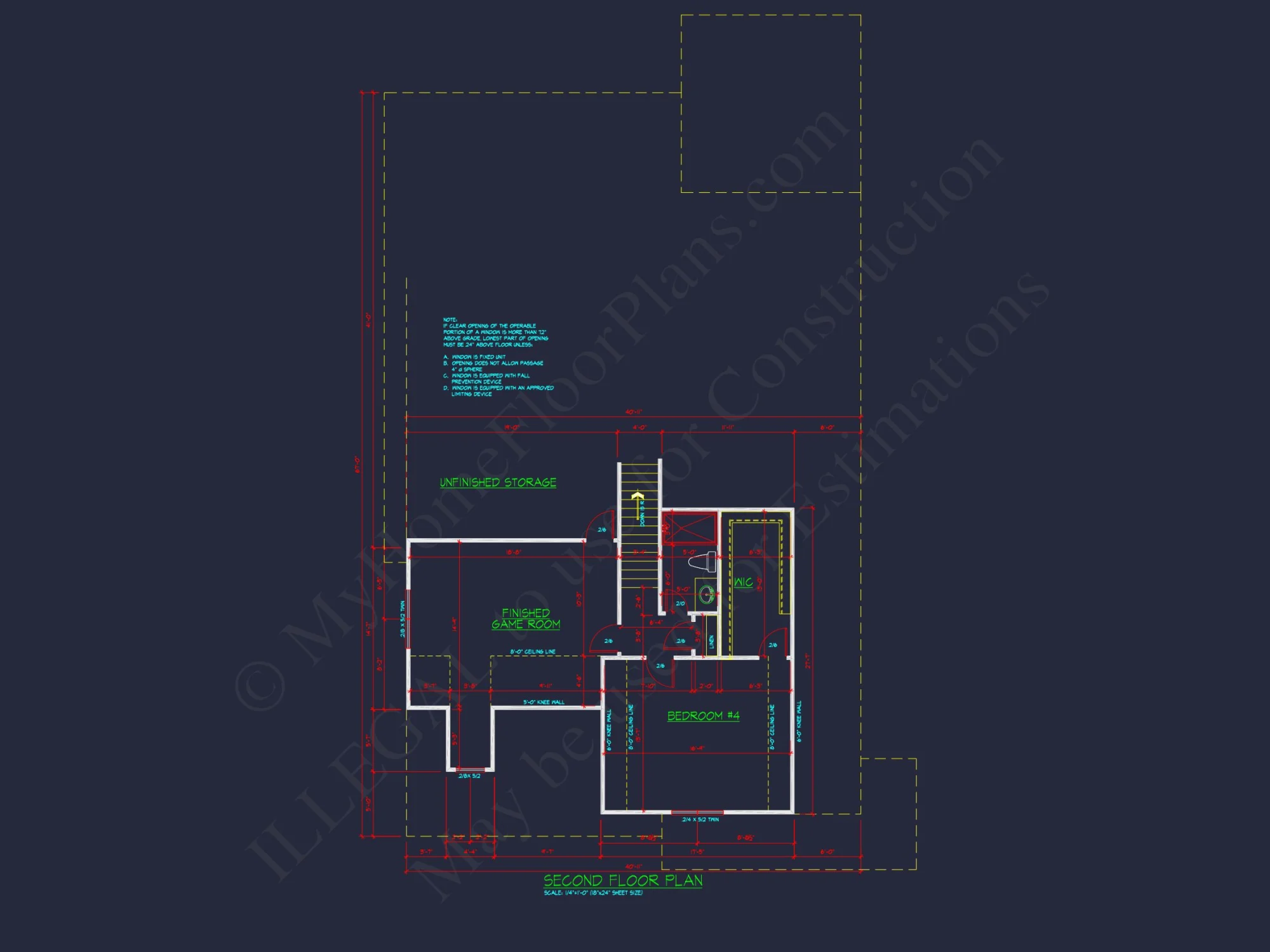 Craftsman house Plan with 5 Bedrooms