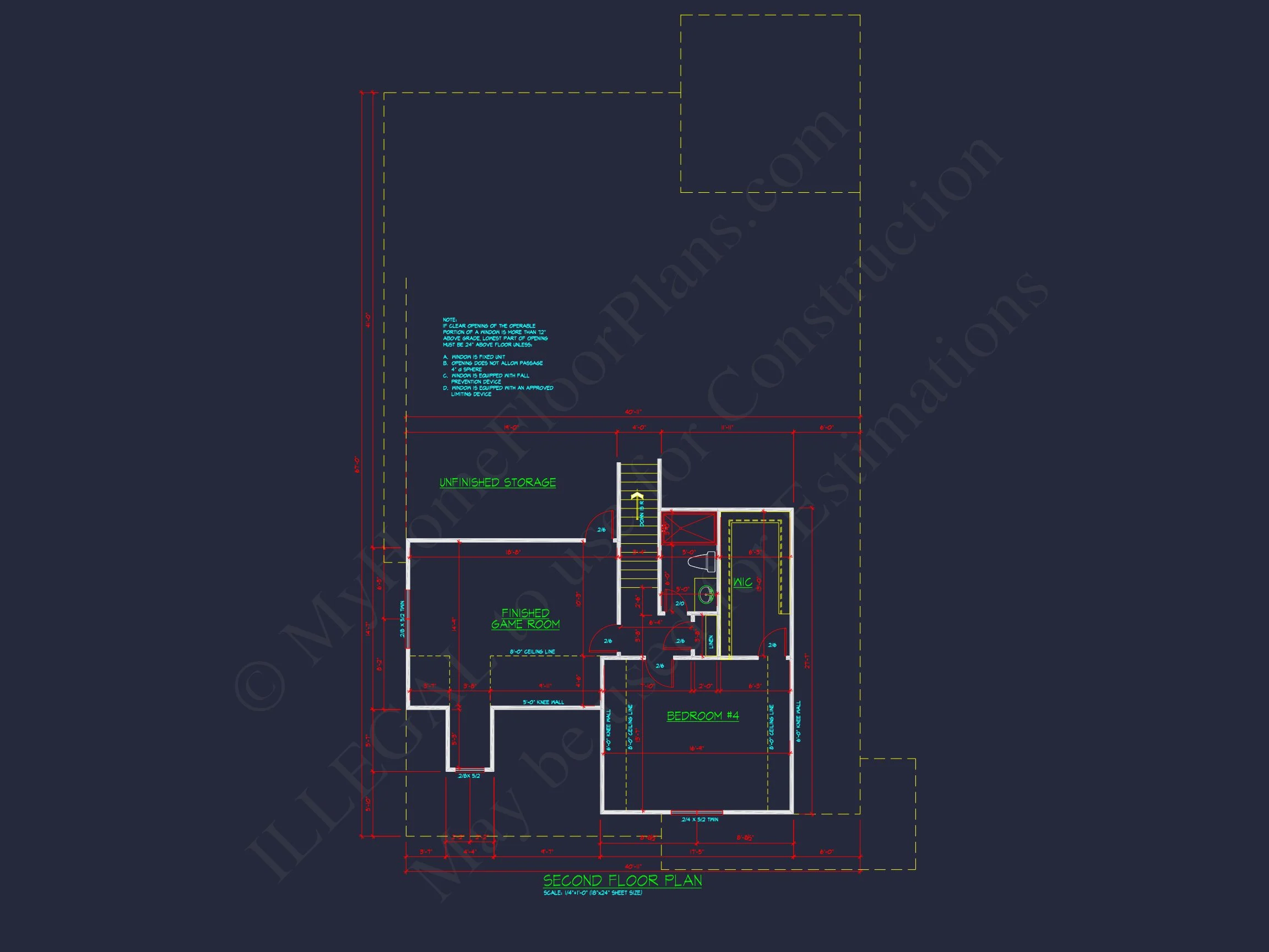 Craftsman house Plan with 5 Bedrooms