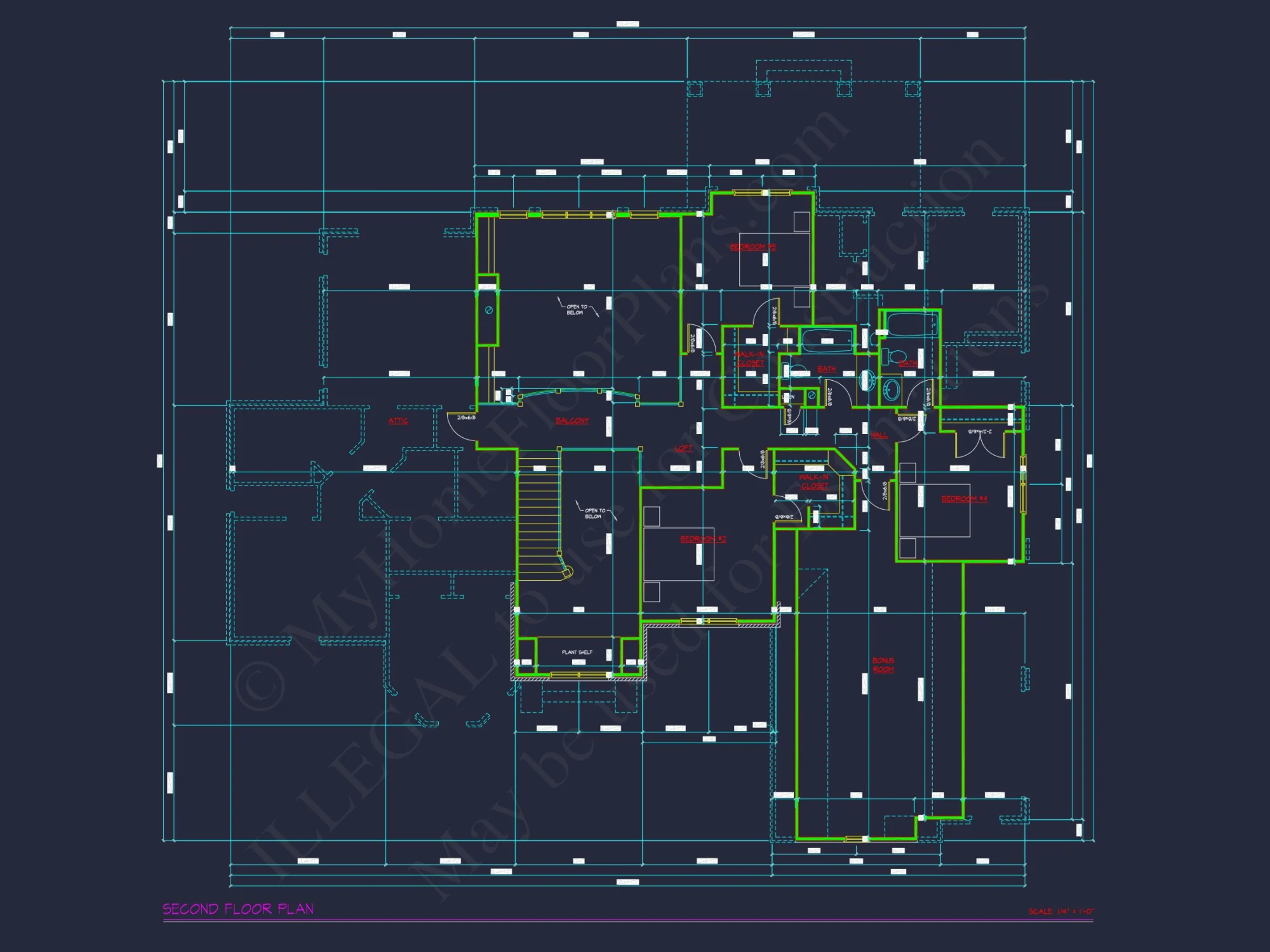 Elegant 2-Story house Plan with 5 Bedrooms and CAD Designs