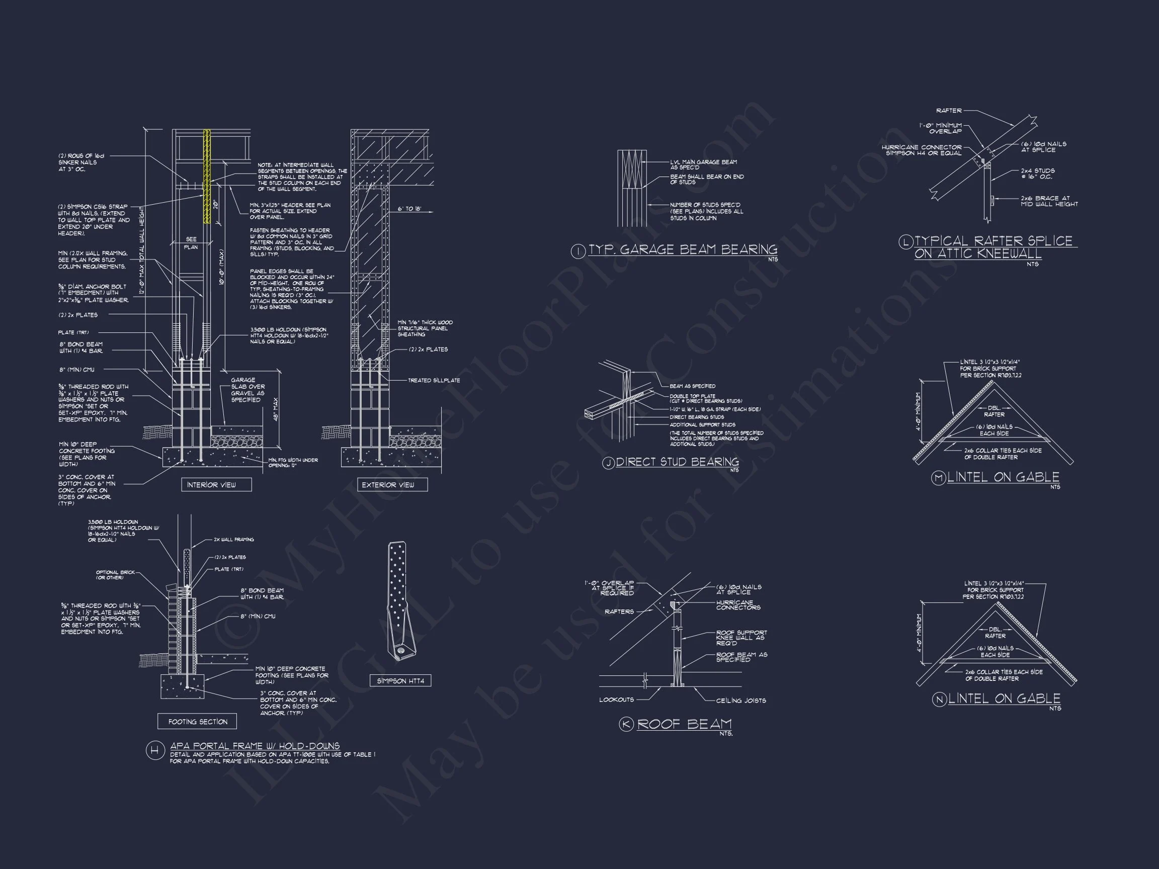 15-1423 HOUSE PLAN - Elegant House Plan with Detailed Floor Blueprint Designs 13 Elegant house Plan with Detailed Floor Blueprint Designs