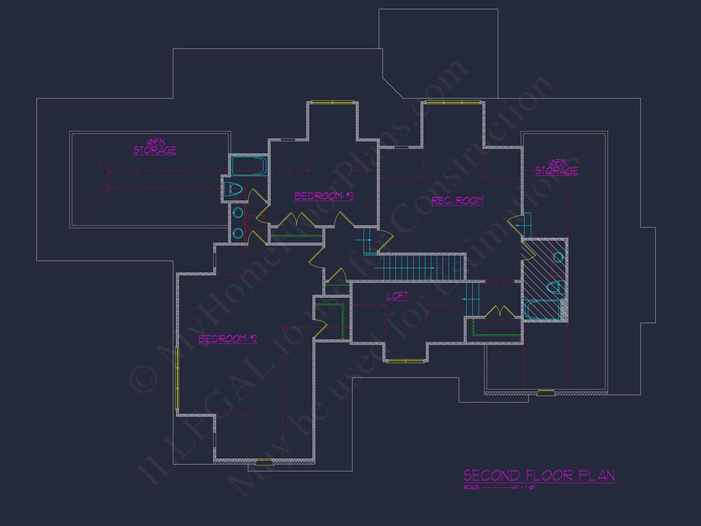15-1423 HOUSE PLAN - Elegant House Plan with Detailed Floor Blueprint Designs 5 Elegant house Plan with Detailed Floor Blueprint Designs