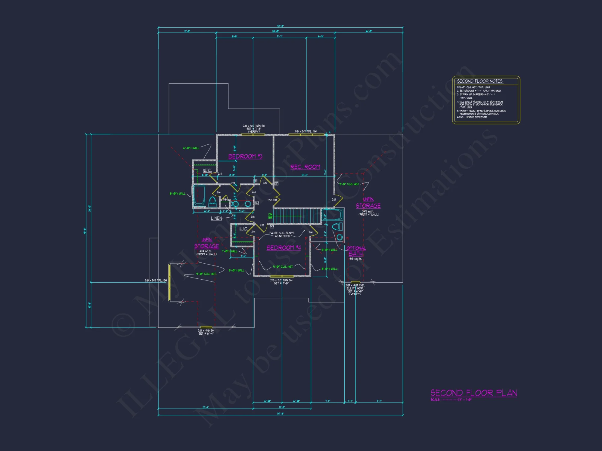 Spacious 4-Bedroom house Plan with Stunning Architectural Designs