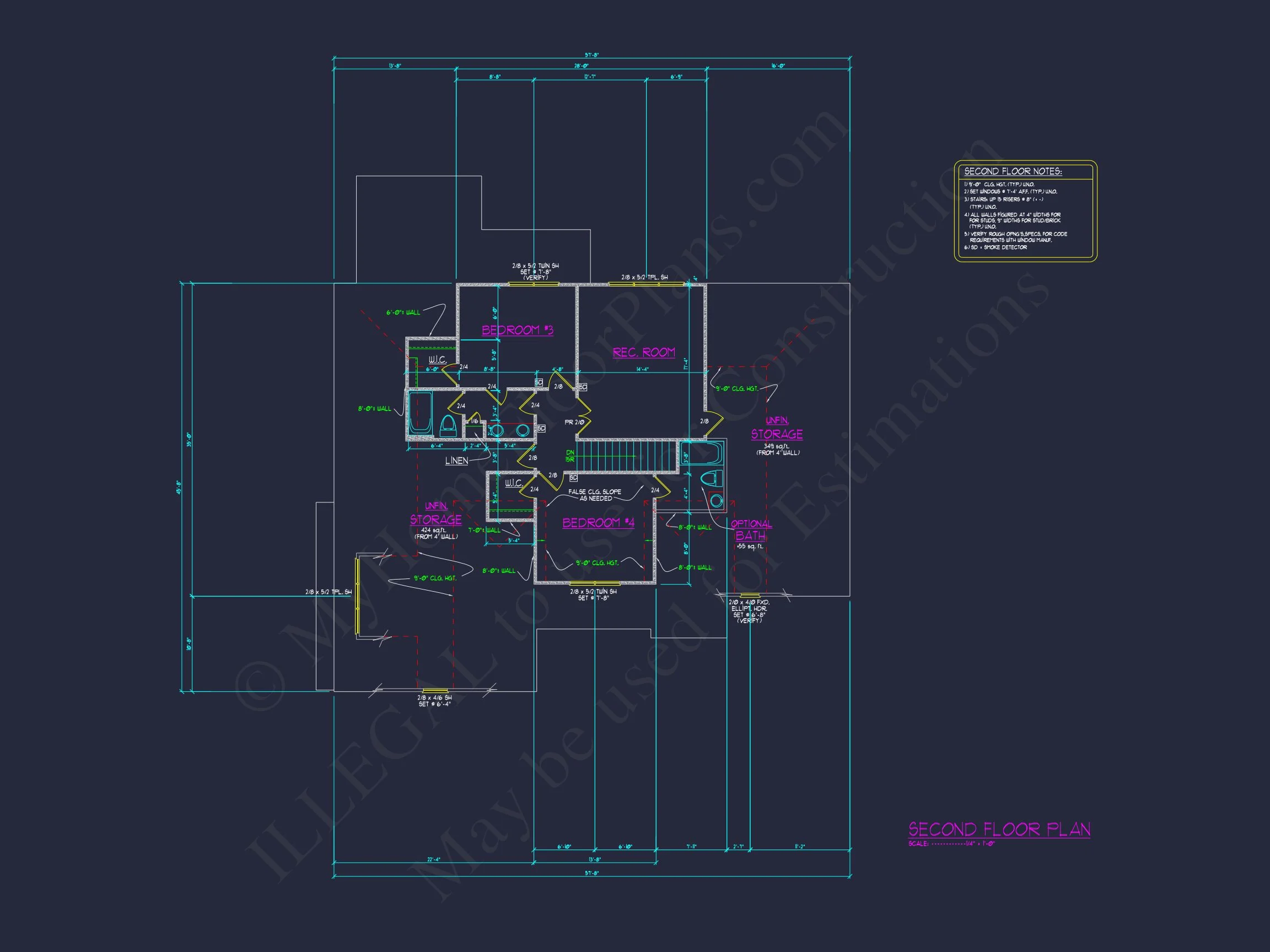 15-1329 HOUSE PLAN - Spacious 4-Bedroom House Plan with Stunning Architectural Designs 38 Spacious 4-Bedroom house Plan with Stunning Architectural Designs