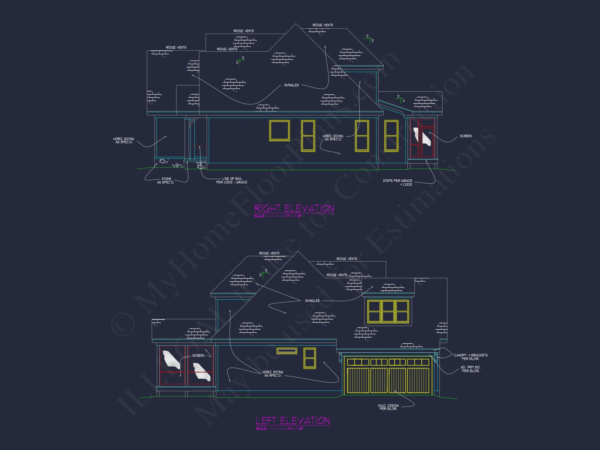 Spacious 4-Bedroom house Plan with Stunning Architectural Designs
