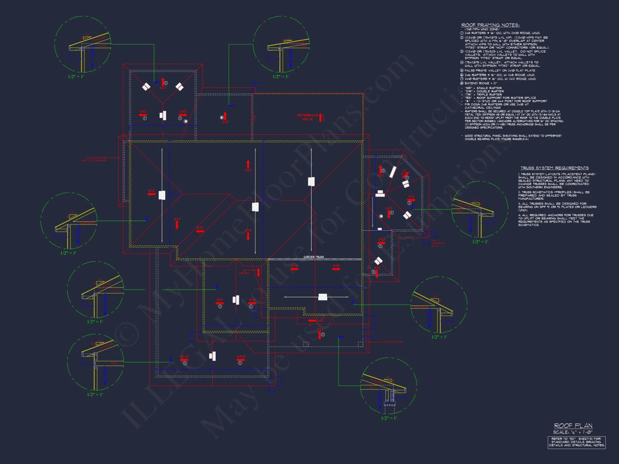 Craftsman Floor Plan with 4 Beds, Open Design & Great Features