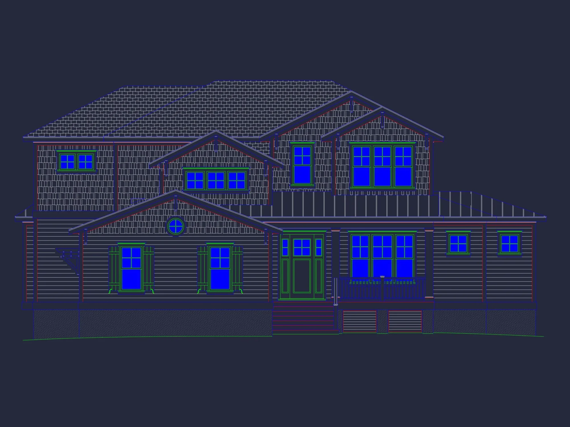 Craftsman Floor Plan with 4 Beds, Open Design & Great Features