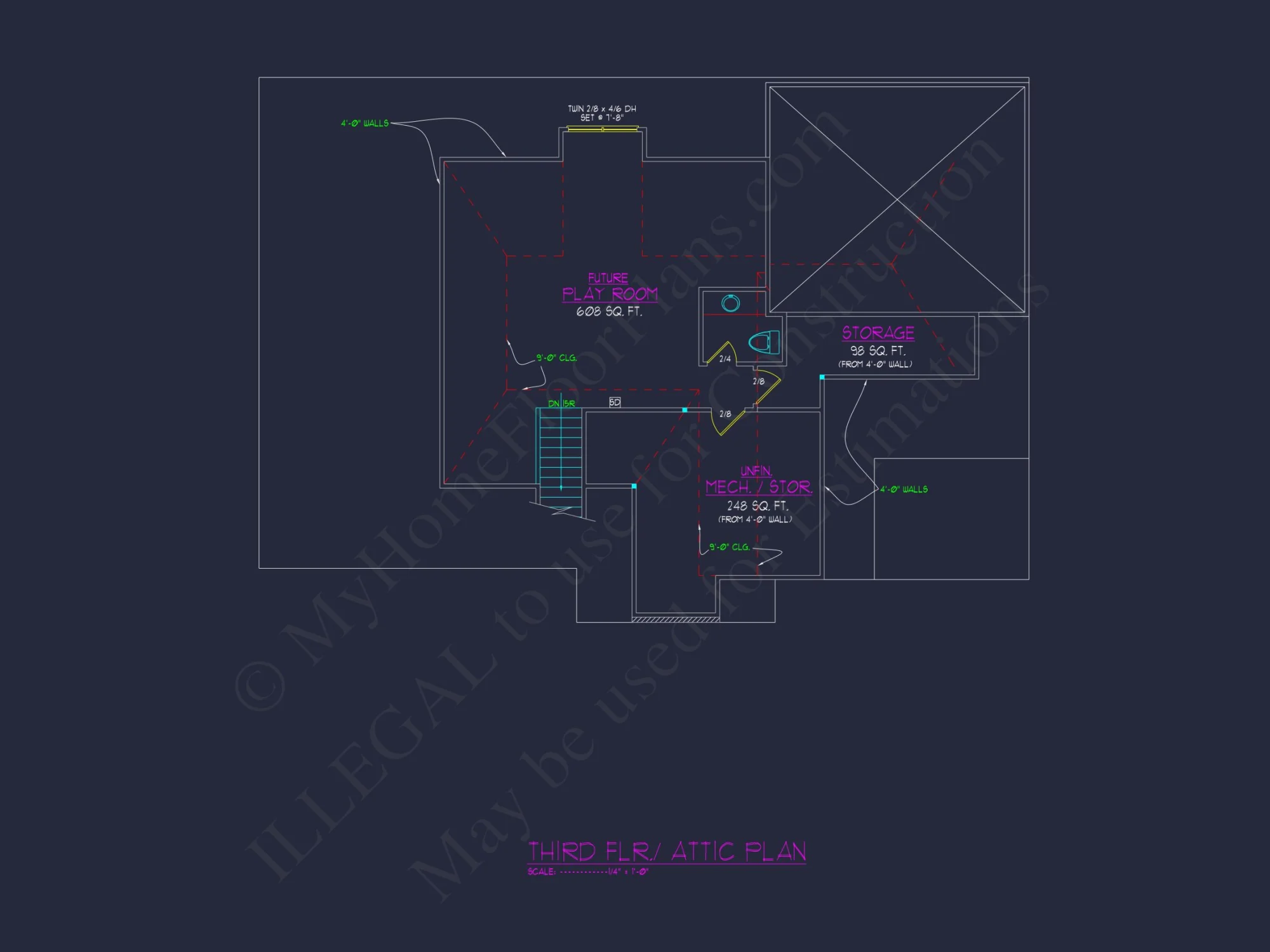 Elegant house Floor Plan with CAD Architecture and Designs