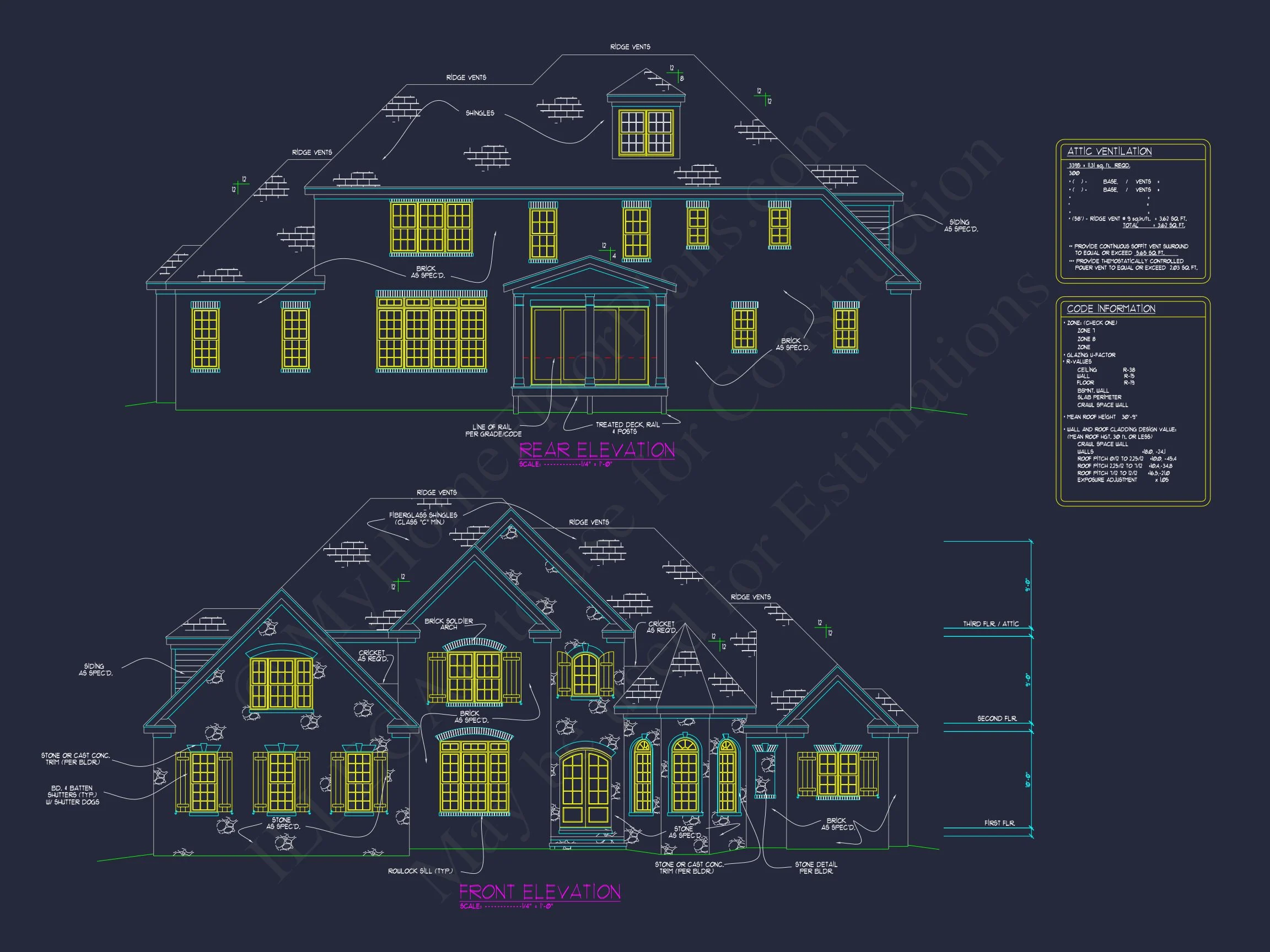 15-1170 HOUSE PLAN - Elegant House Floor Plan with CAD Architecture and Designs 2 Elegant house Floor Plan with CAD Architecture and Designs