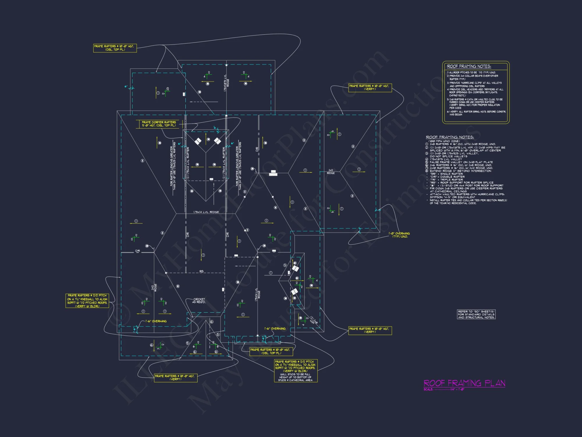 Custom Colonial house Plan with CAD Designs and Blueprints
