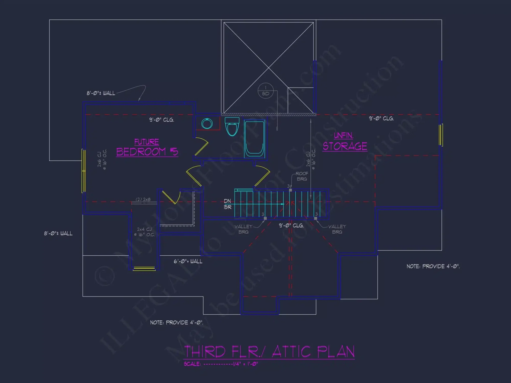 Stunning house Plan with CAD Blueprint