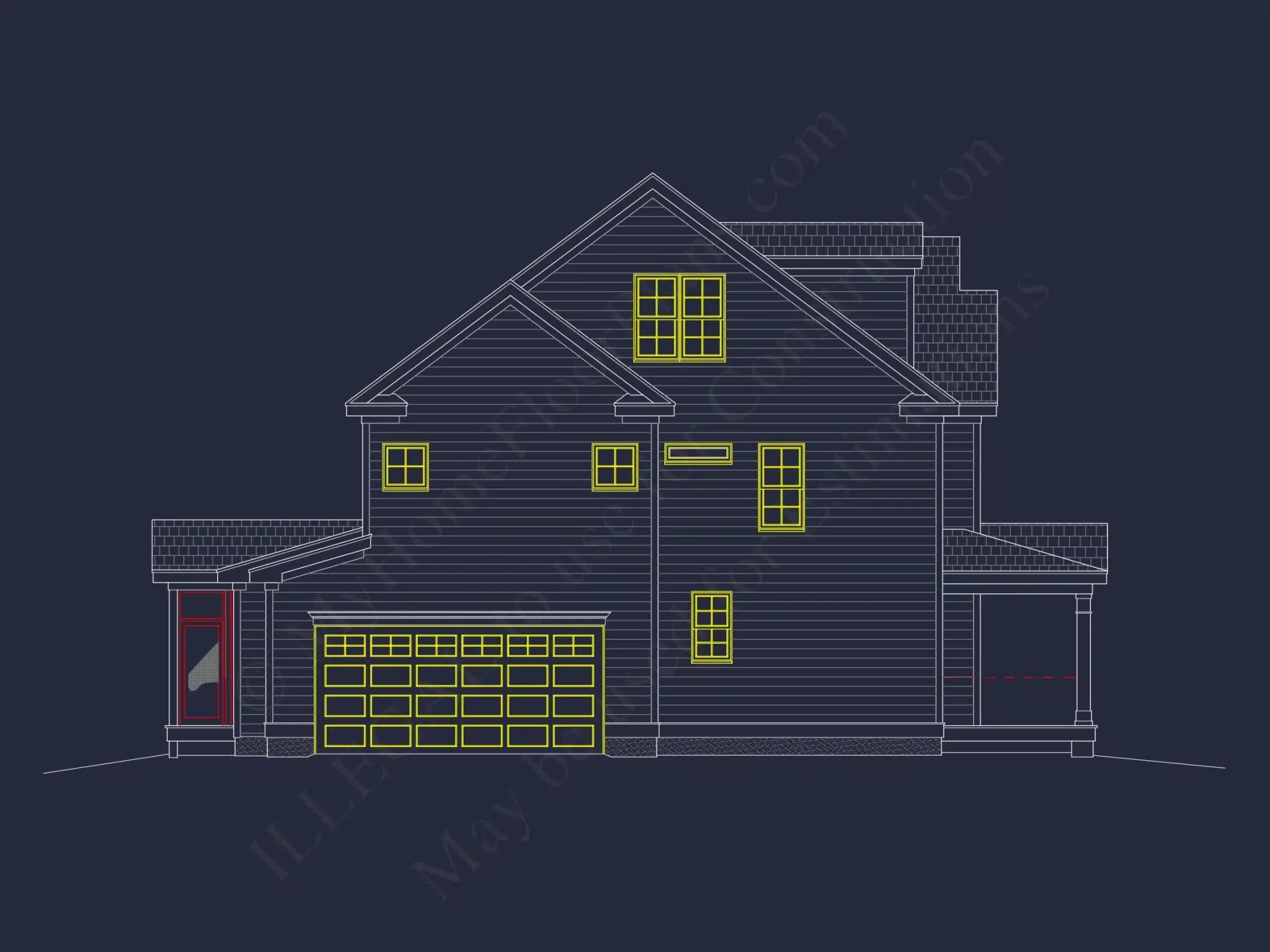 Stunning house Plan with CAD Blueprint