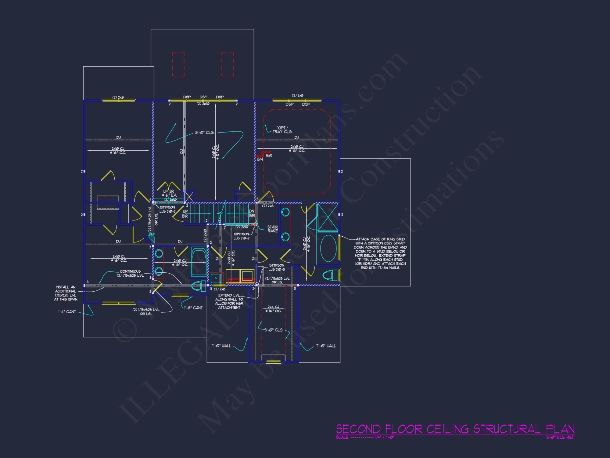 Beautiful CAD house Design with 5 Bedrooms and 2.5 Stories