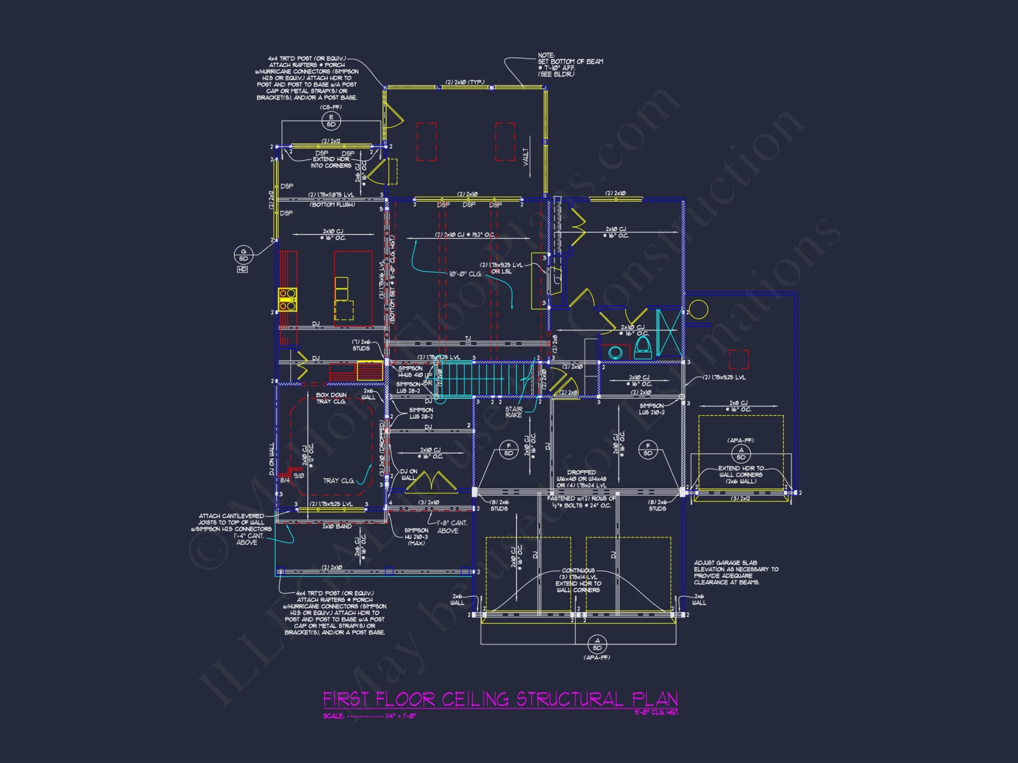 Beautiful CAD house Design with 5 Bedrooms and 2.5 Stories