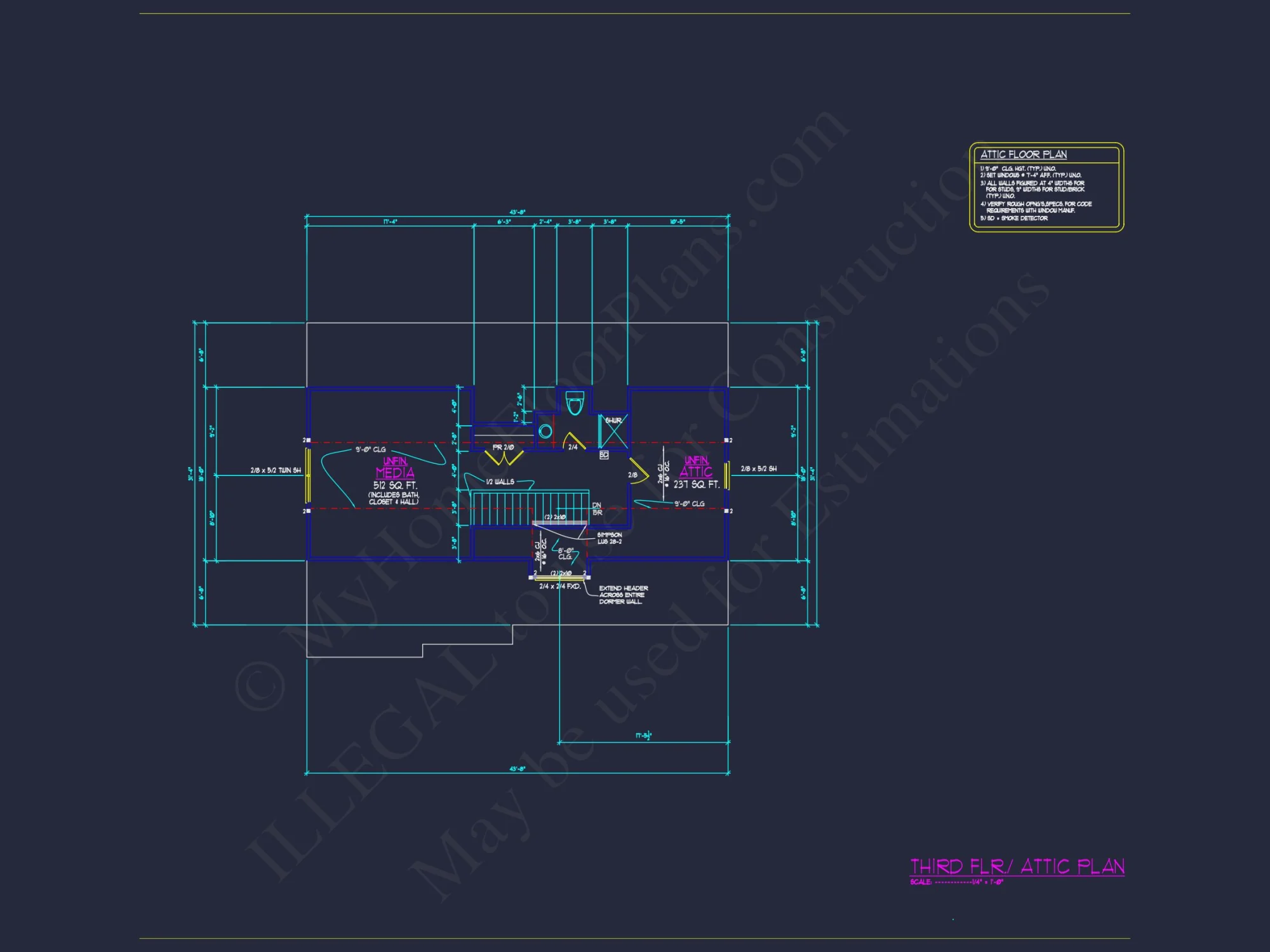 Beautiful CAD house Design with 5 Bedrooms and 2.5 Stories