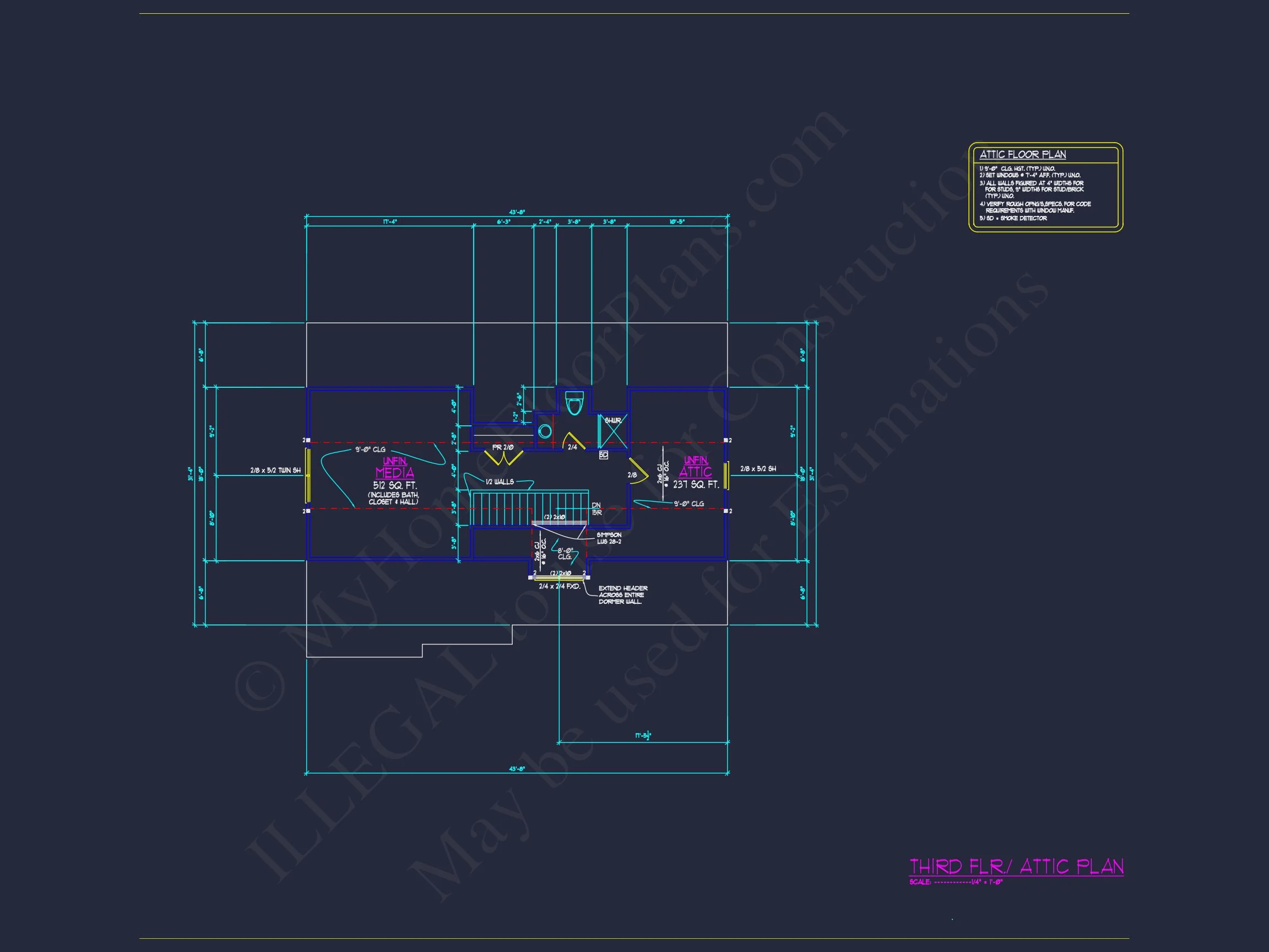 Beautiful CAD house Design with 5 Bedrooms and 2.5 Stories