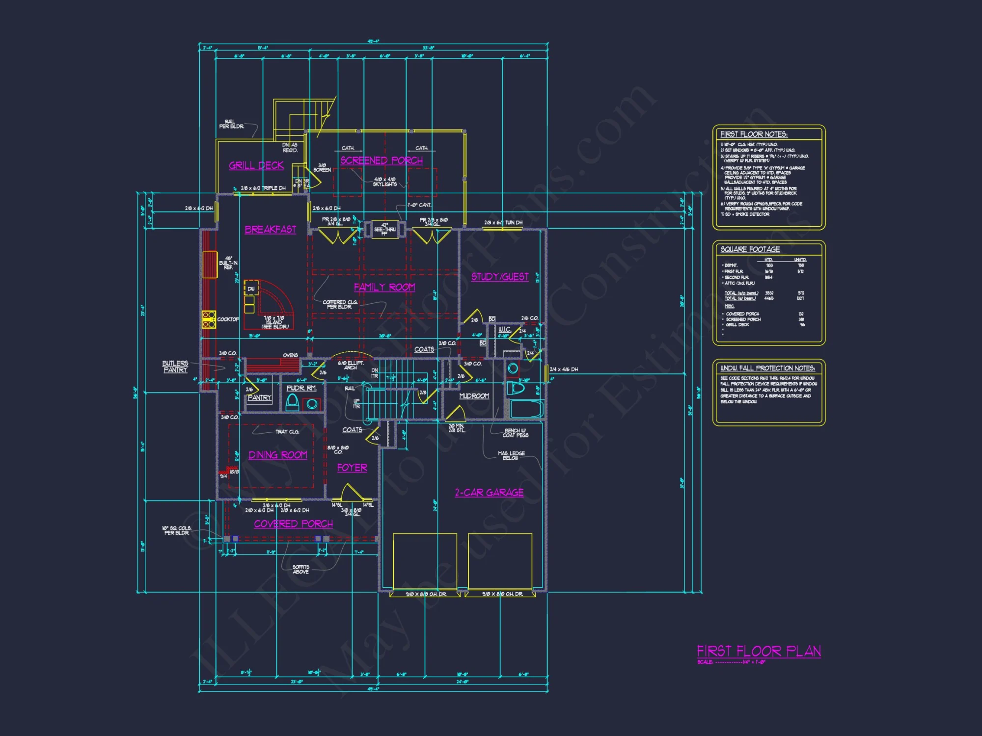 Elegant 3-Story house Plan with CAD Designs and Features
